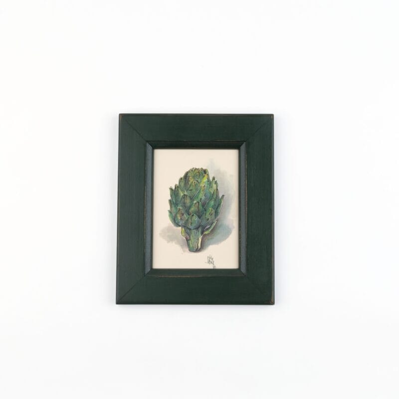 Idée Art Exclusive. Tableau with Artichoke Illustration. Medium Size