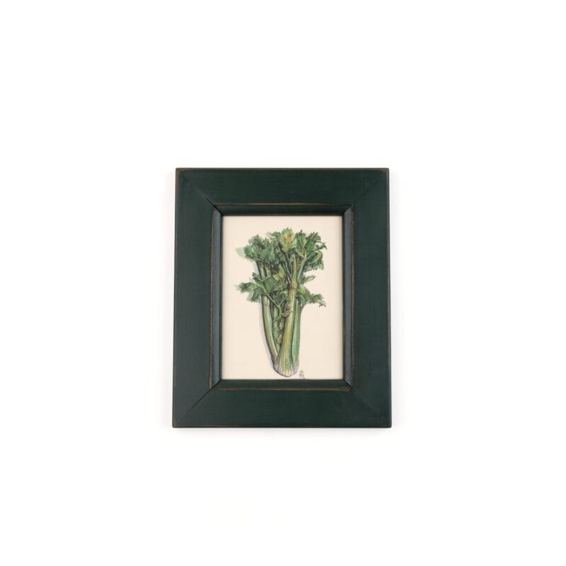 Idée Art Exclusive. Tableau with Celery Illustration. Medium Size