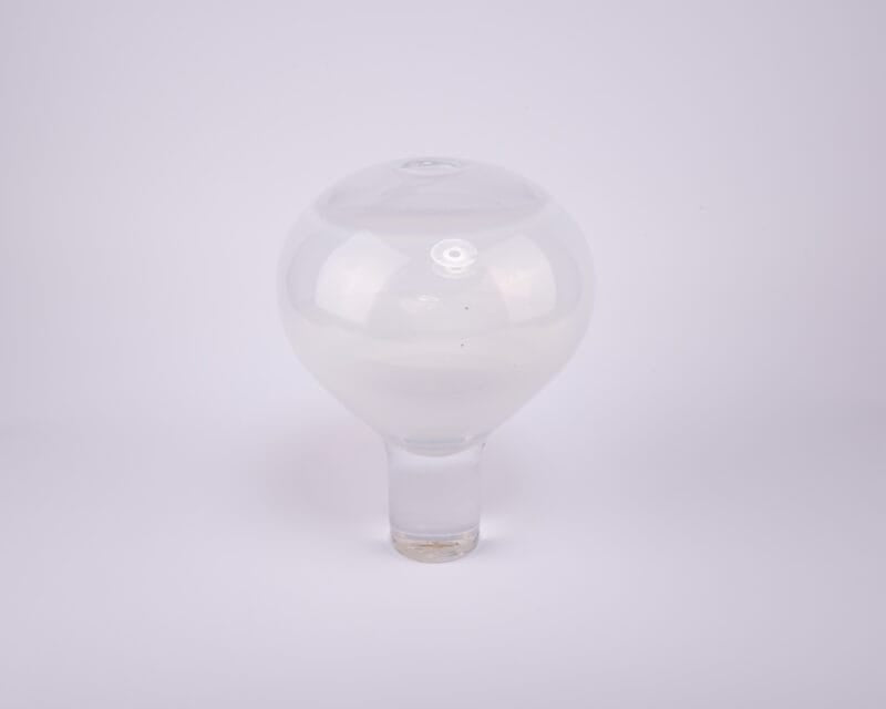 Idée Art Exclusive. Hand-Blown Glass Vase in a Balloon Shape. Large Size