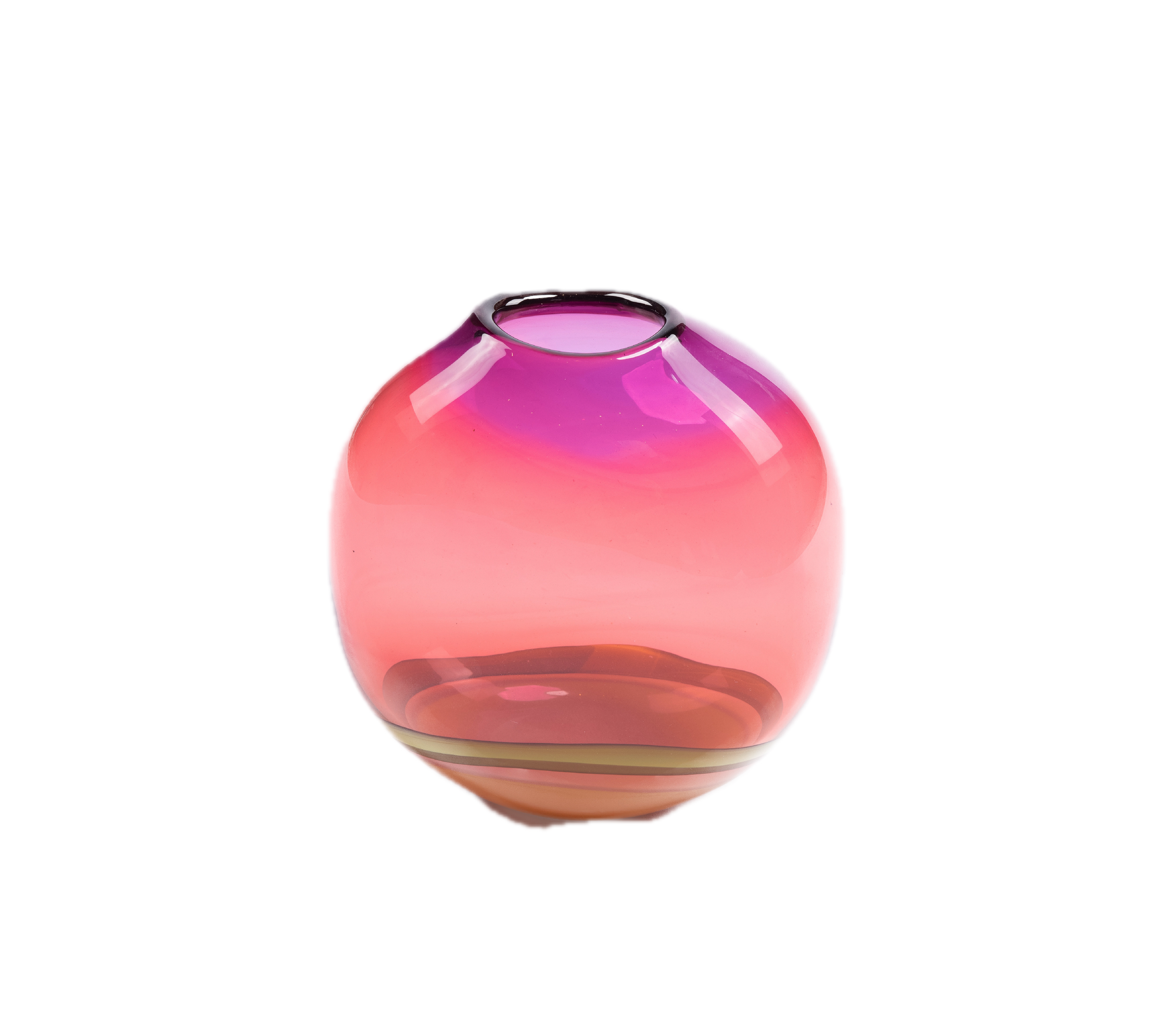 Idée Art Exclusive. Hand-Blown Glass Vase.