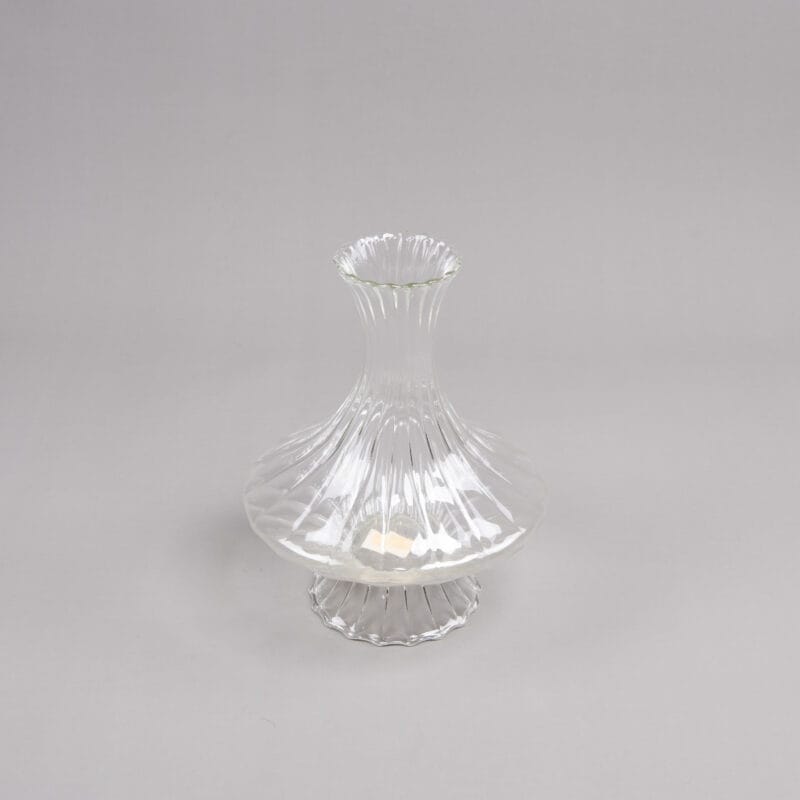 Idée Art Exclusive. Blown Glass Vase in a Cone-Shape. Large Size