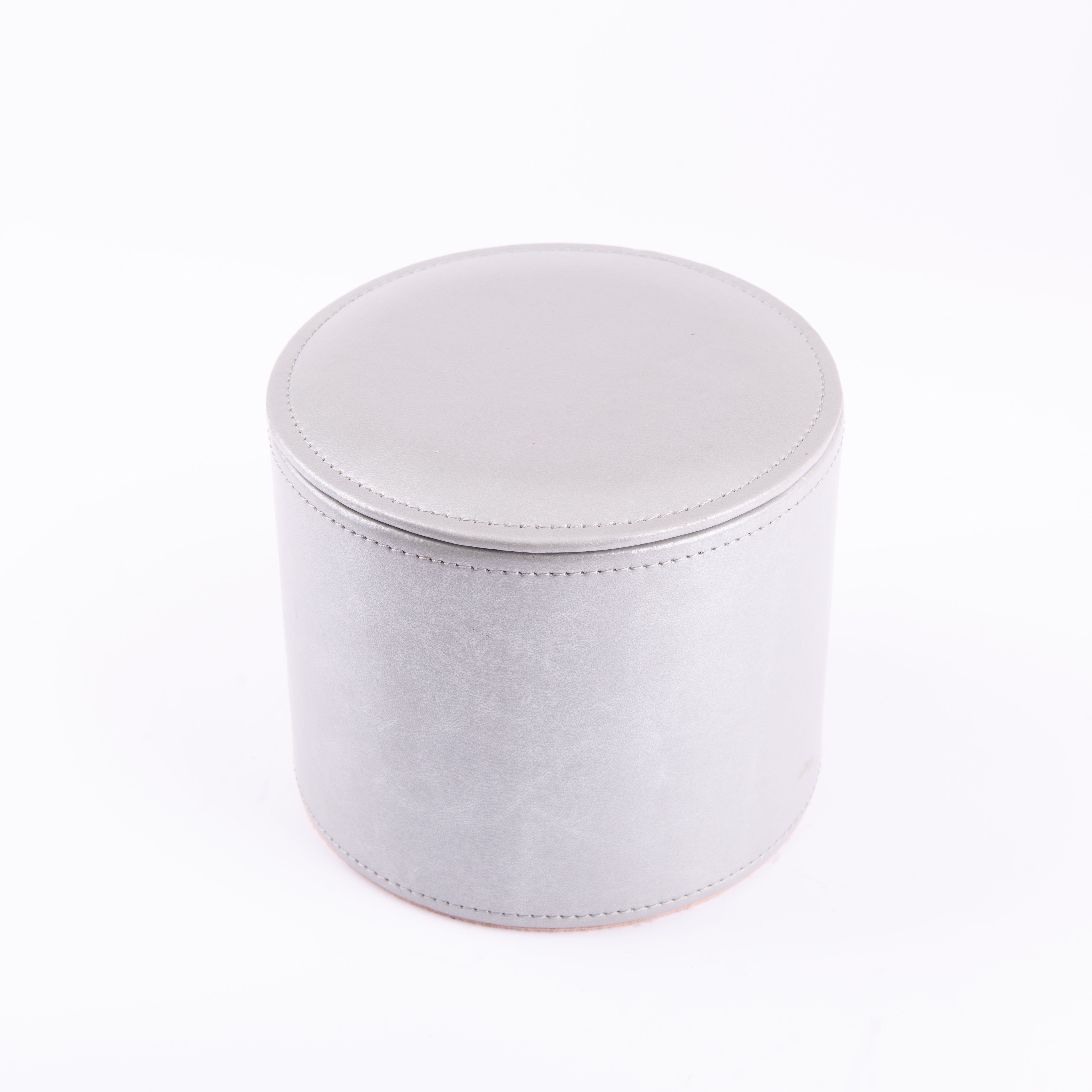 Mike + Ally. Leather Cotton Container