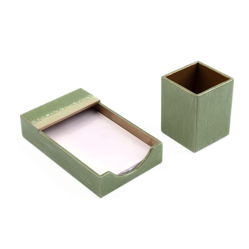 Mike + Ally. Set of Note Paper Holder & Pen Holder