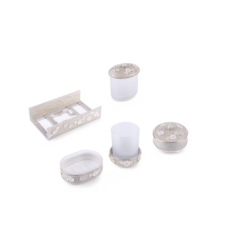 Mike + Ally. Chantilly Bathroom Accessories Set.