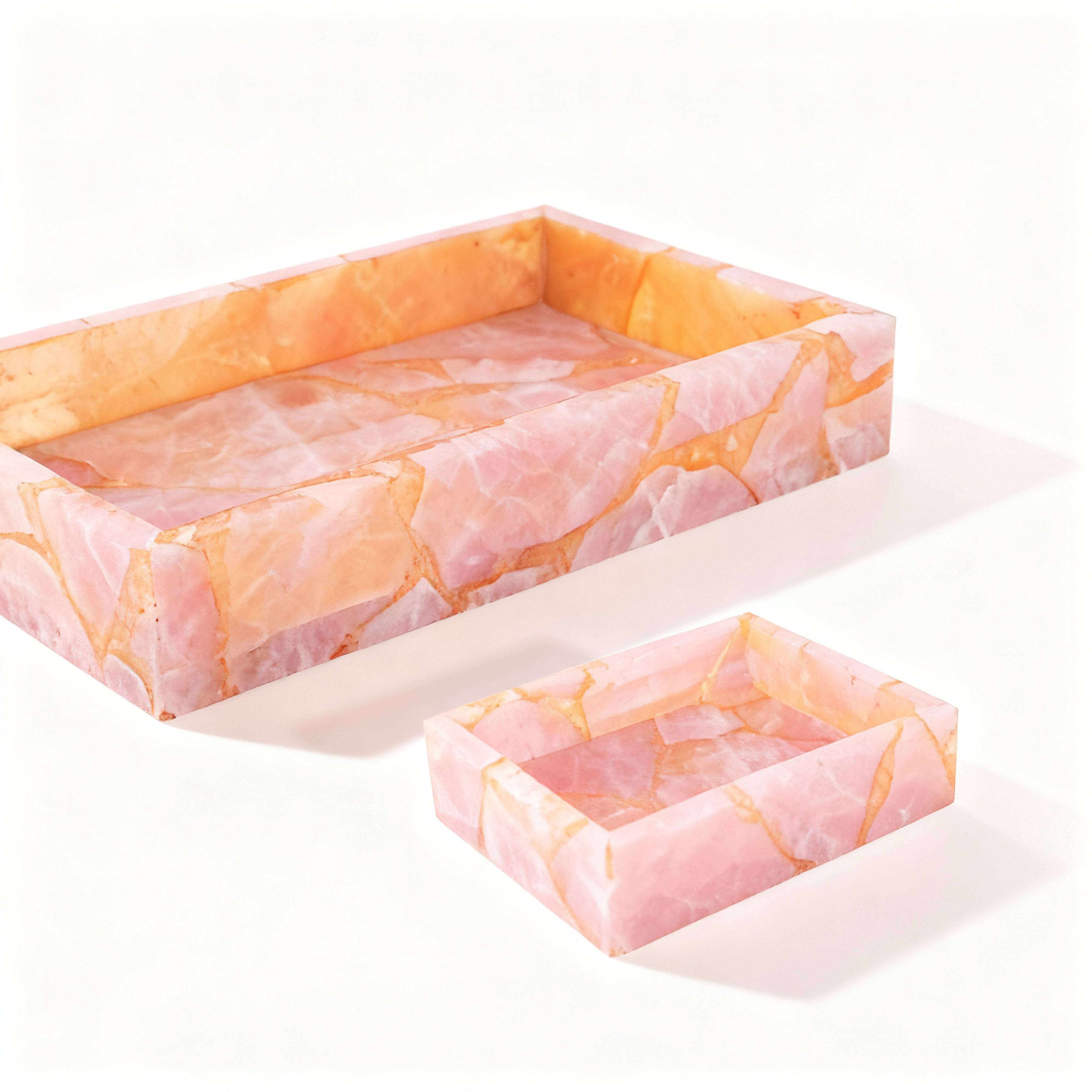 Mike + Ally. Marble Bathroom Accessories .