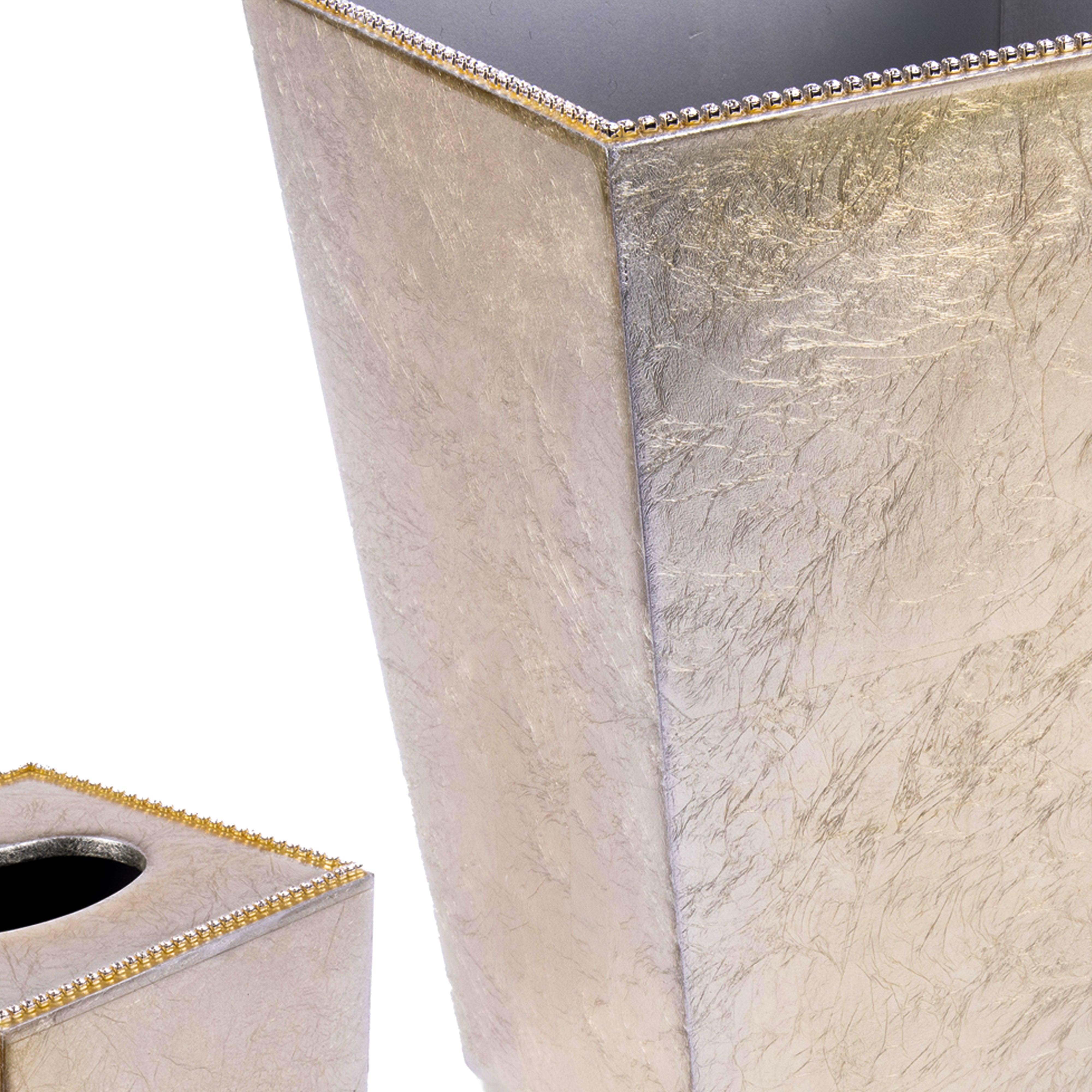 Mike + Ally. A set of Wastebasket & Tissue Box