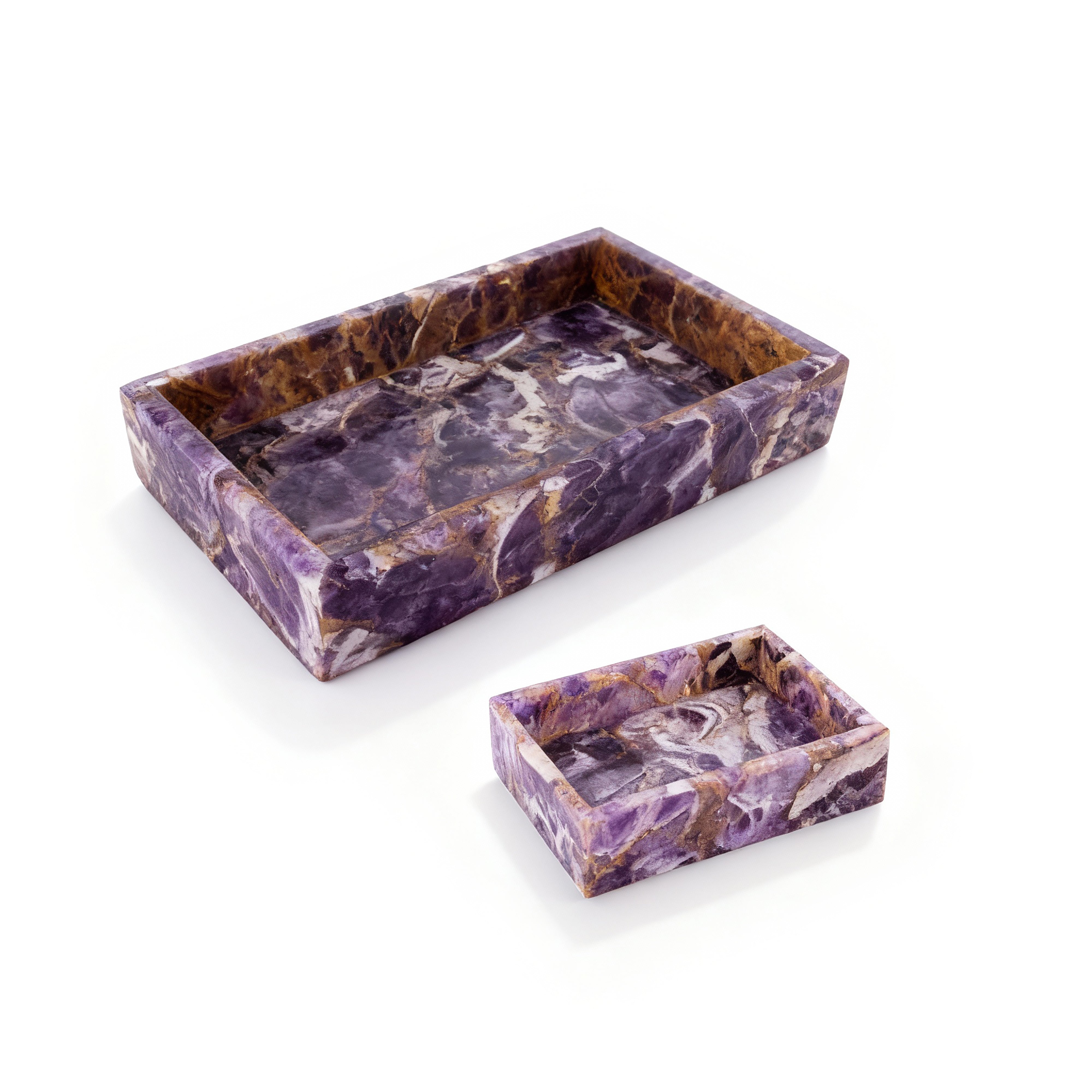 Mike + Ally. Marble Bathroom Accessories .