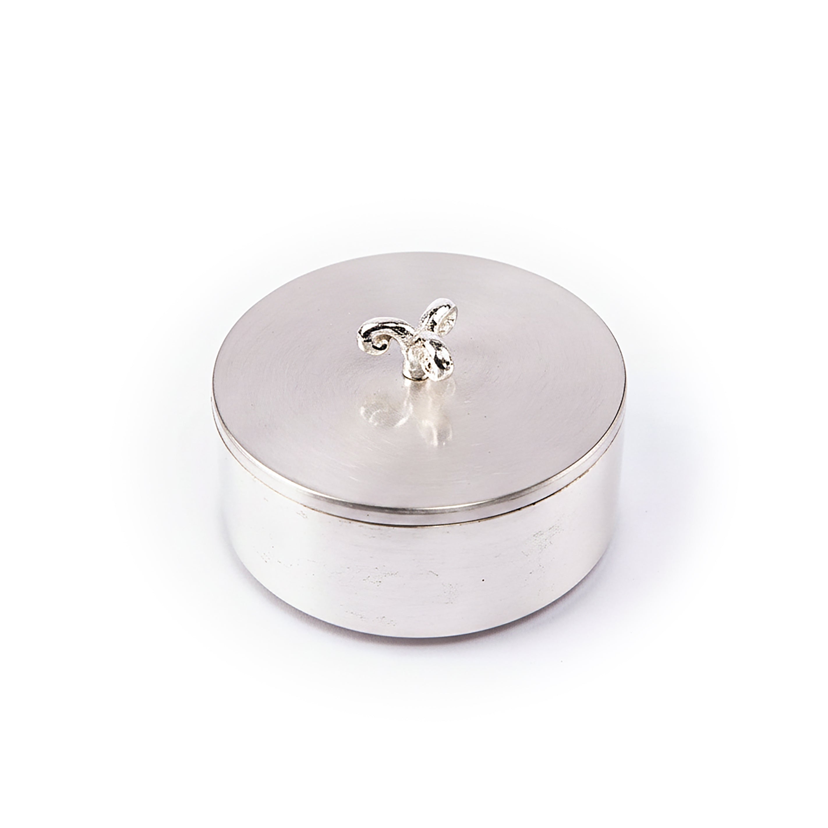 Modulus. Silver Round Box. Small Size