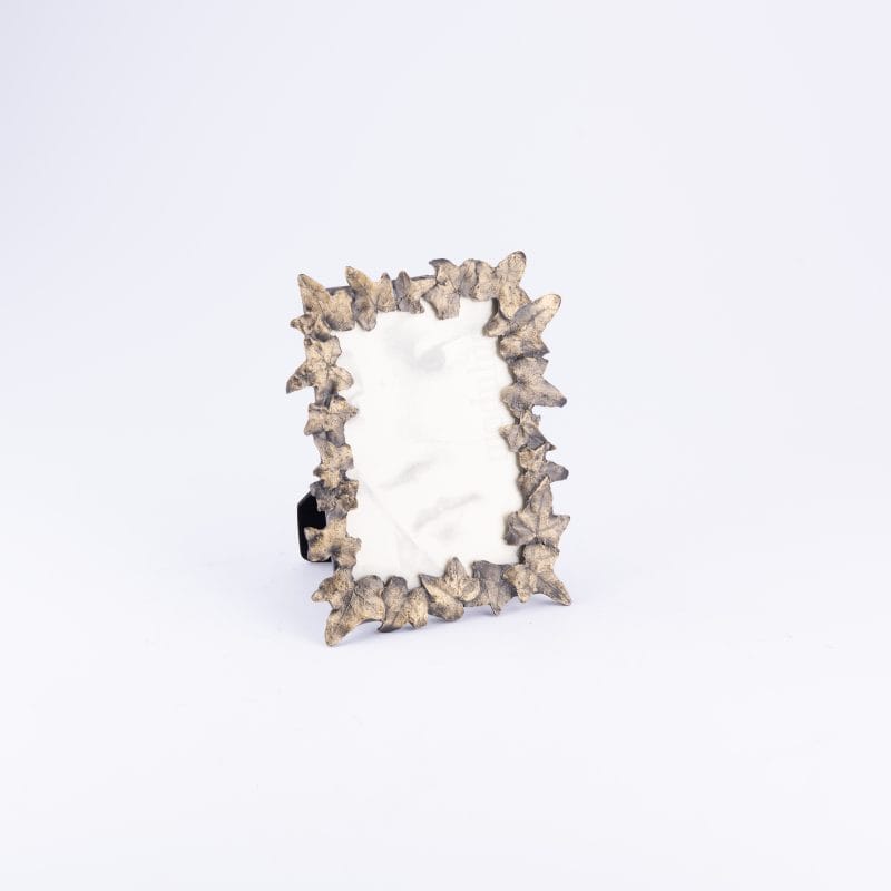 Modulus. Picture Frame Designed with Metal Leaves. Medium Size