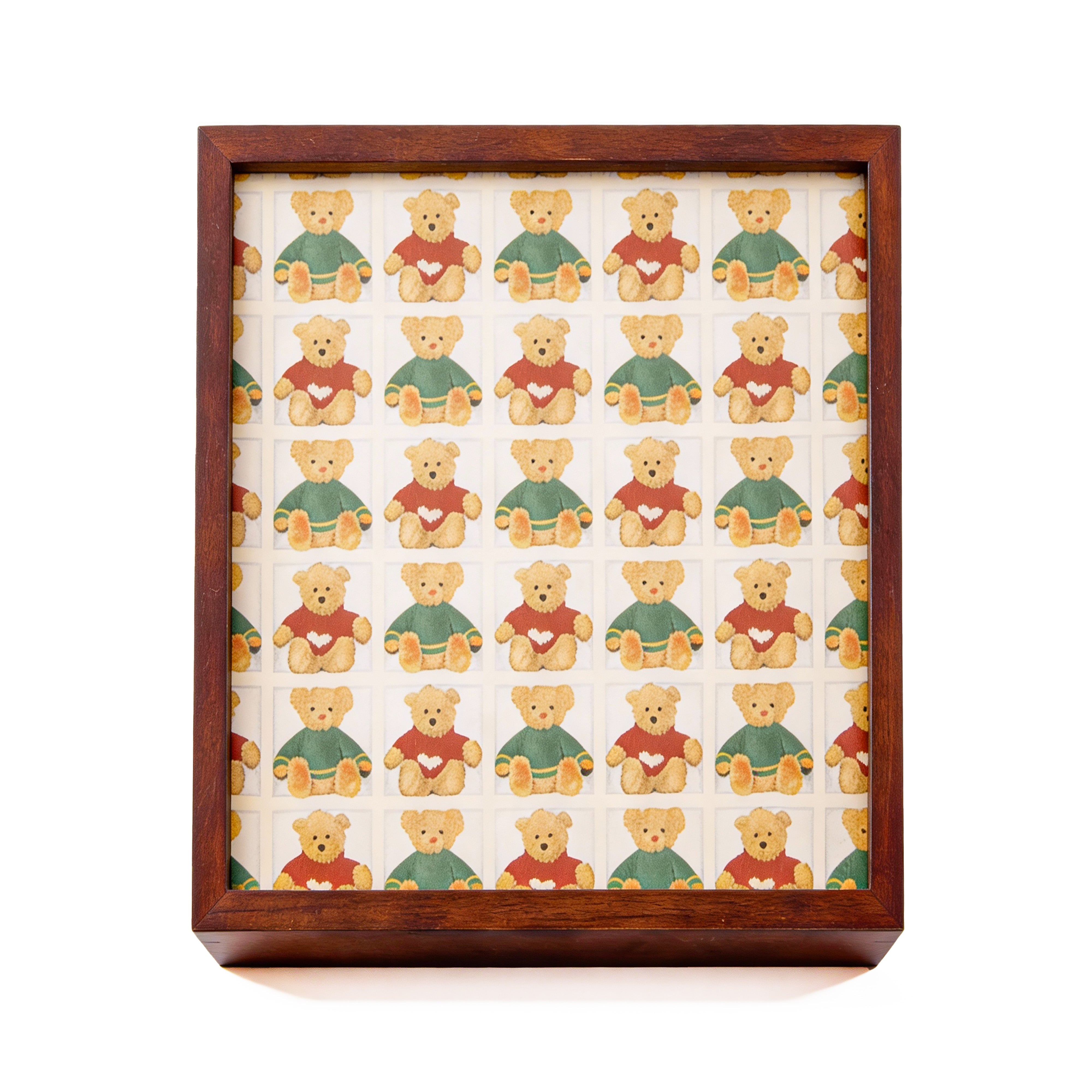 Fetco Frames. Brown Thick Tableau. Large Size