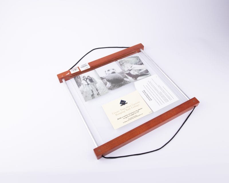 Fetco Frames. Light Brown Hanging Wall Collage. Large Size