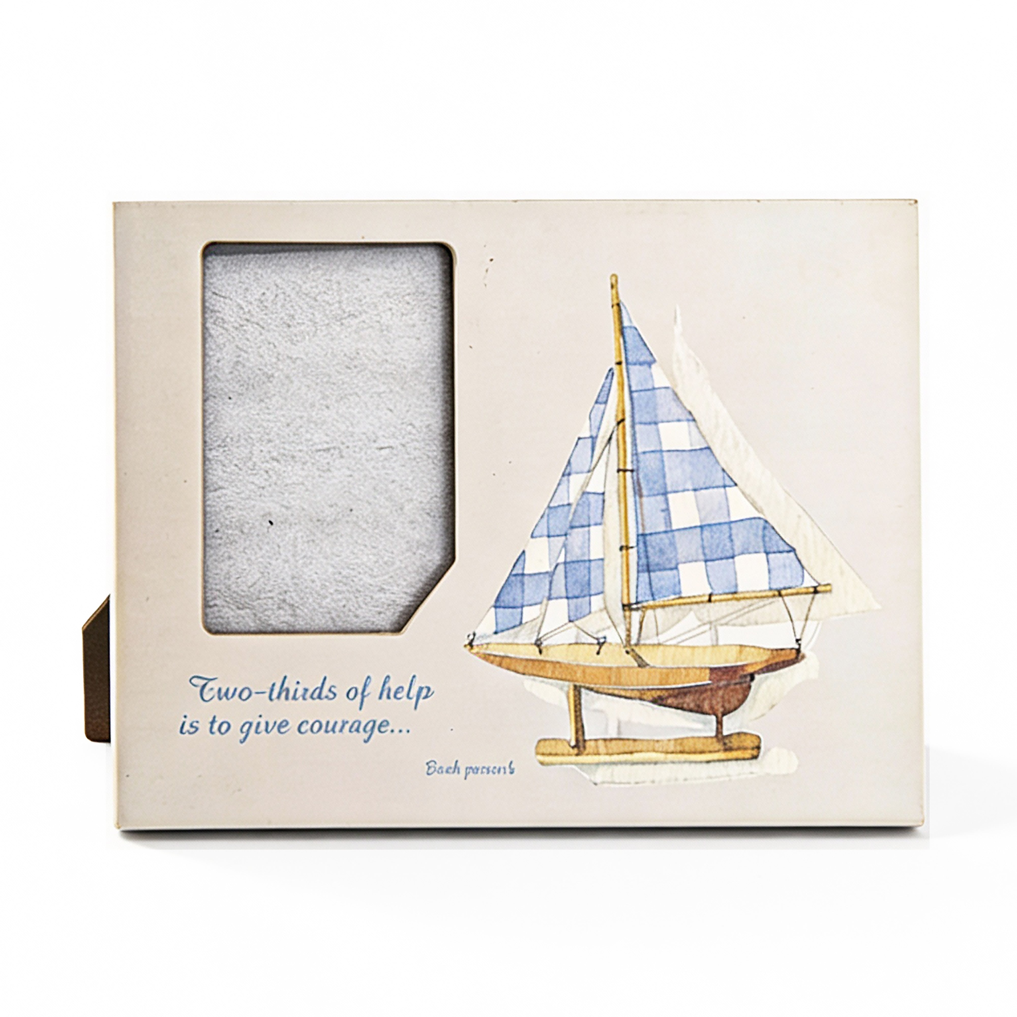 Fetco Frames. Picture Frame Designed with Boat Illustration. Large Size