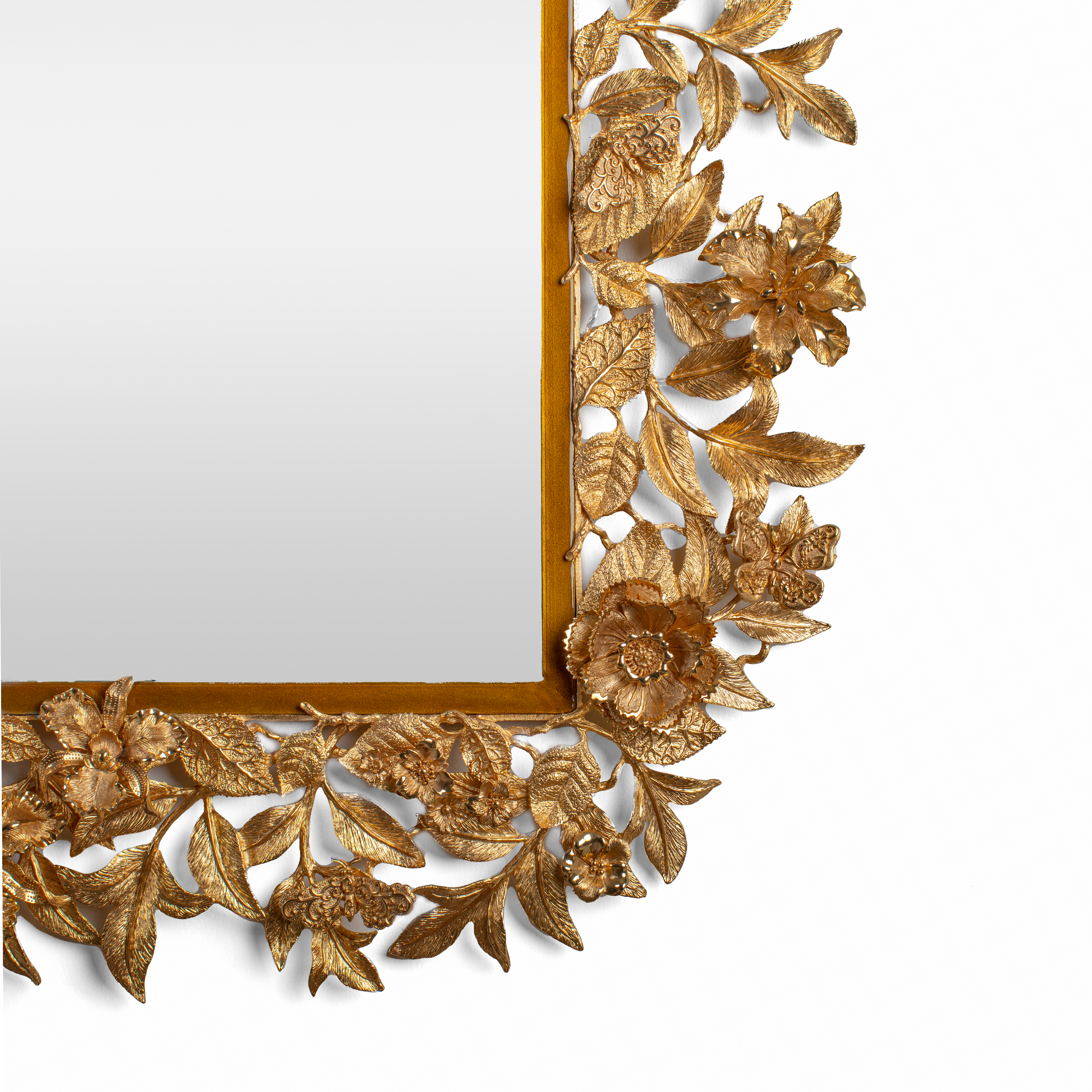 Jay Strongwater. Flora and Fauna Wall Mirror (Limited Edition).