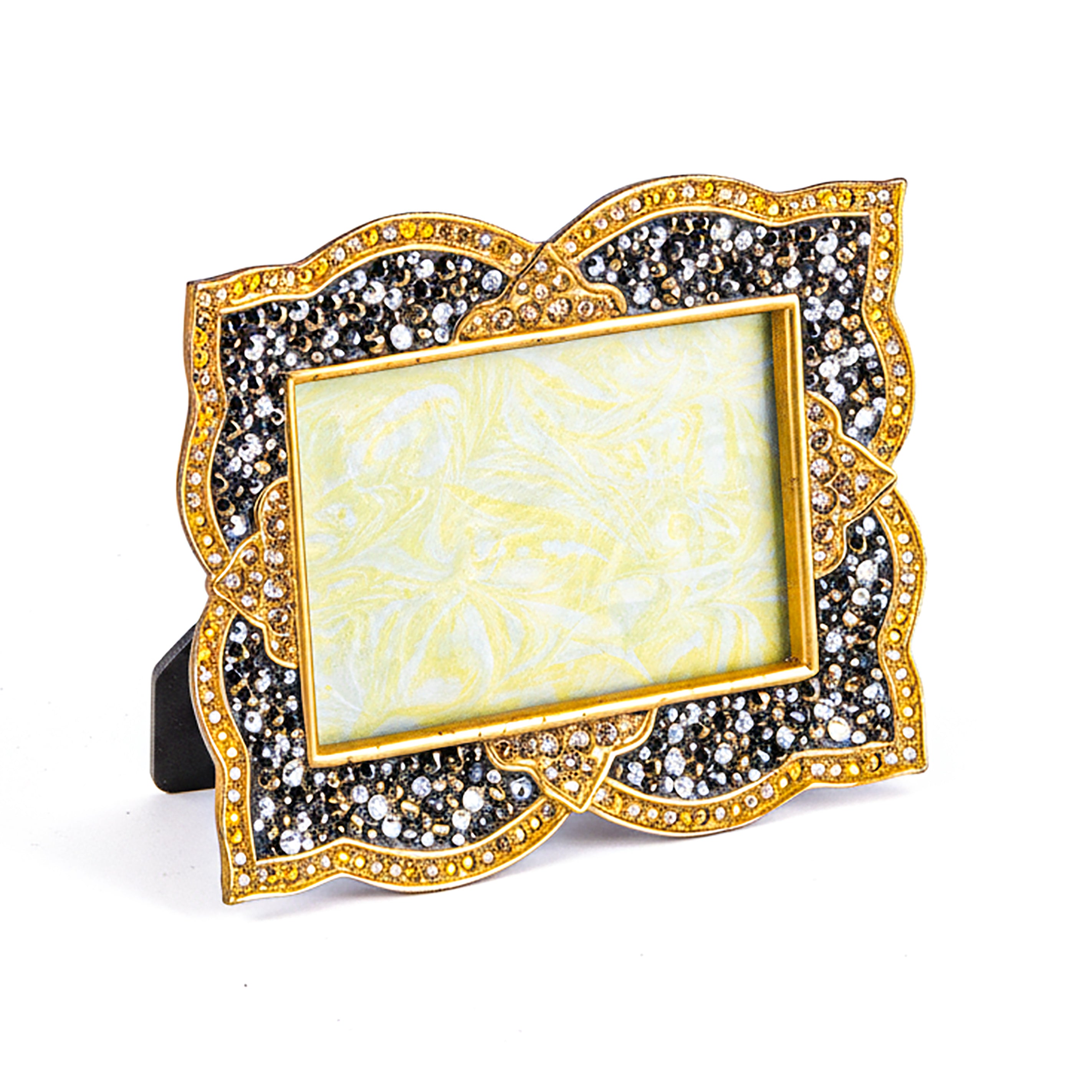 Jay Strongwater. Picture Frame Studded with Swarovski. Small Size