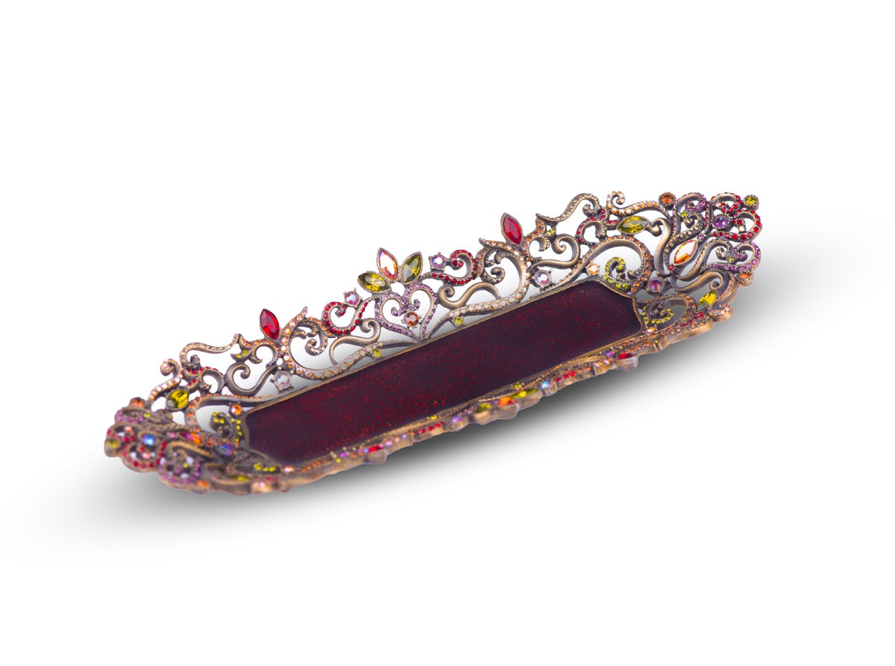 Jay Strongwater. Jewelled Platter Studded with Swarovski