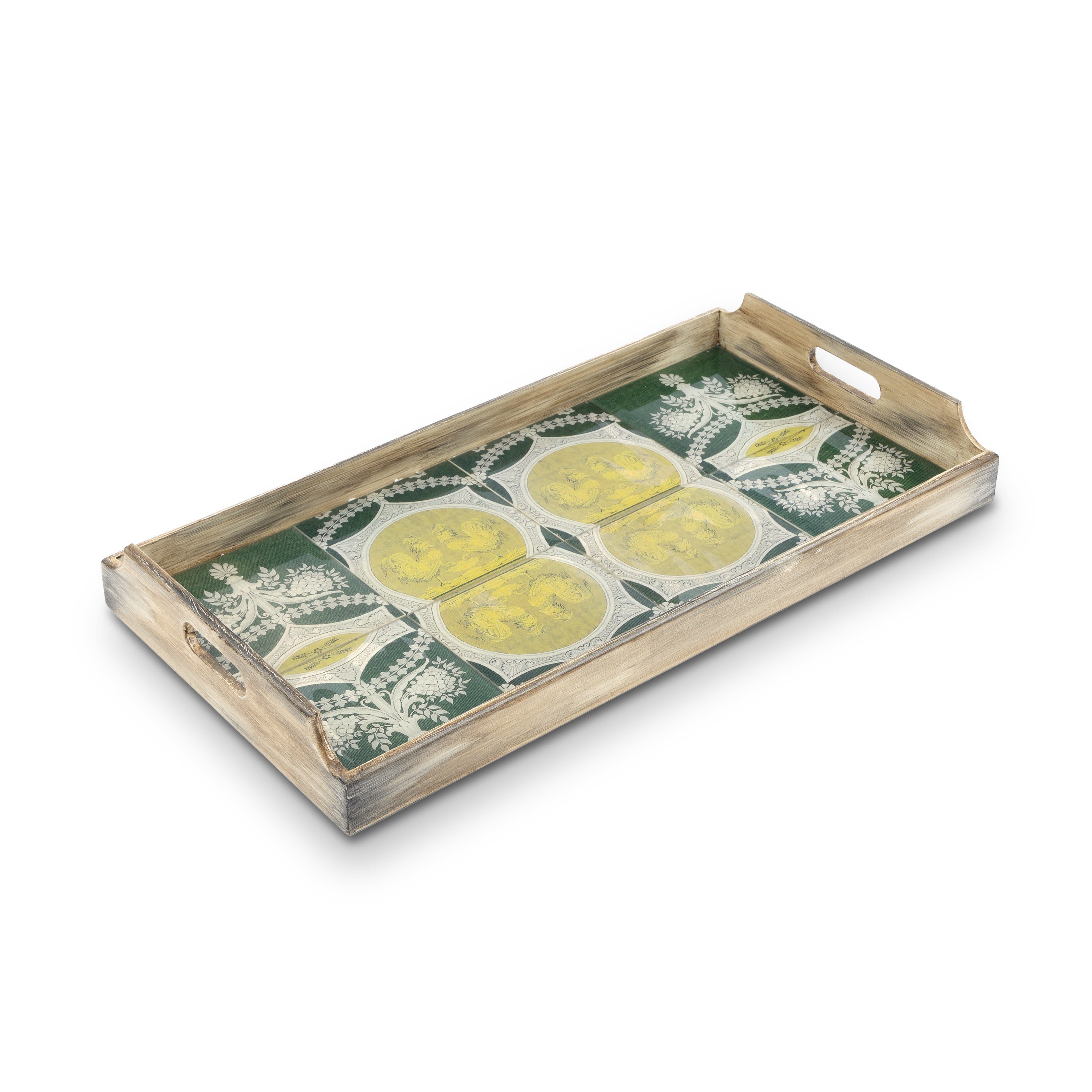 Pulvermacher Designs. Handmade Blue Divan Glass Tray