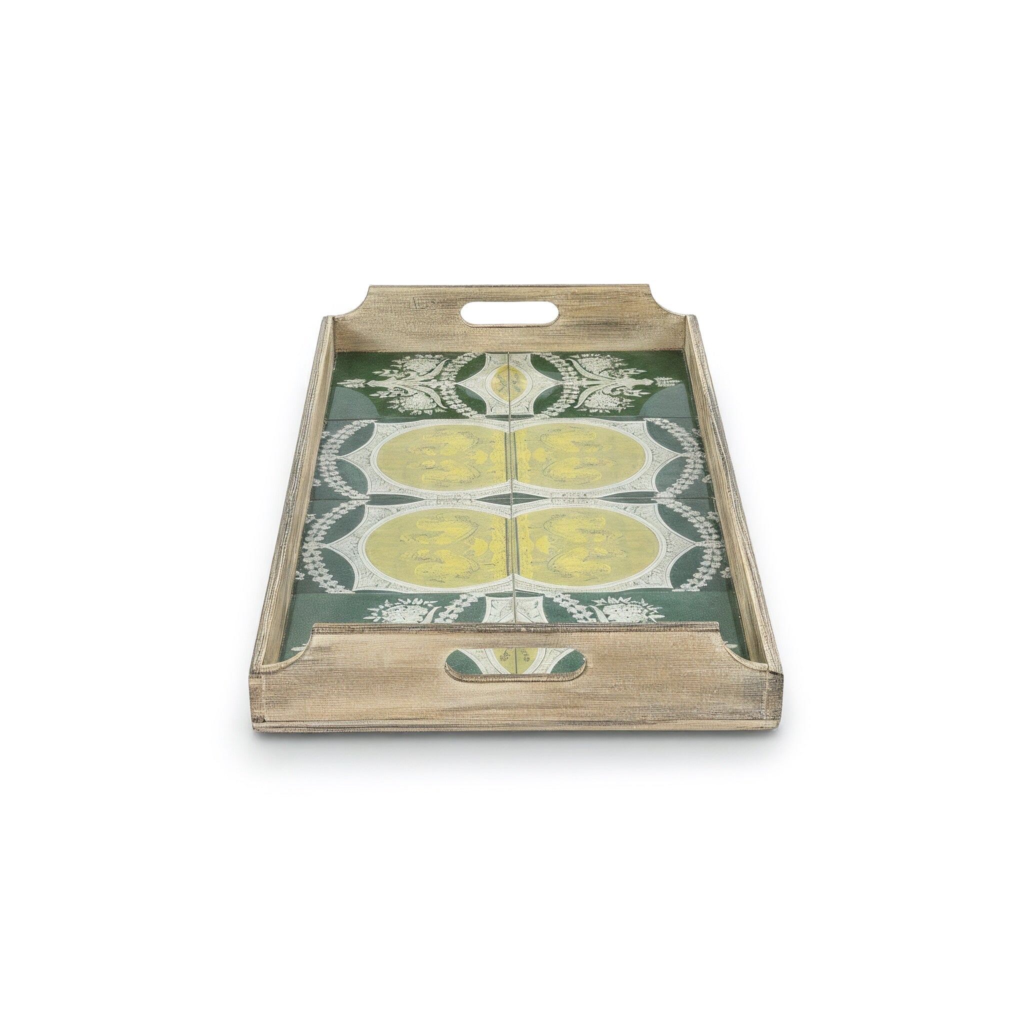 Pulvermacher Designs. Handmade Blue Divan Glass Tray