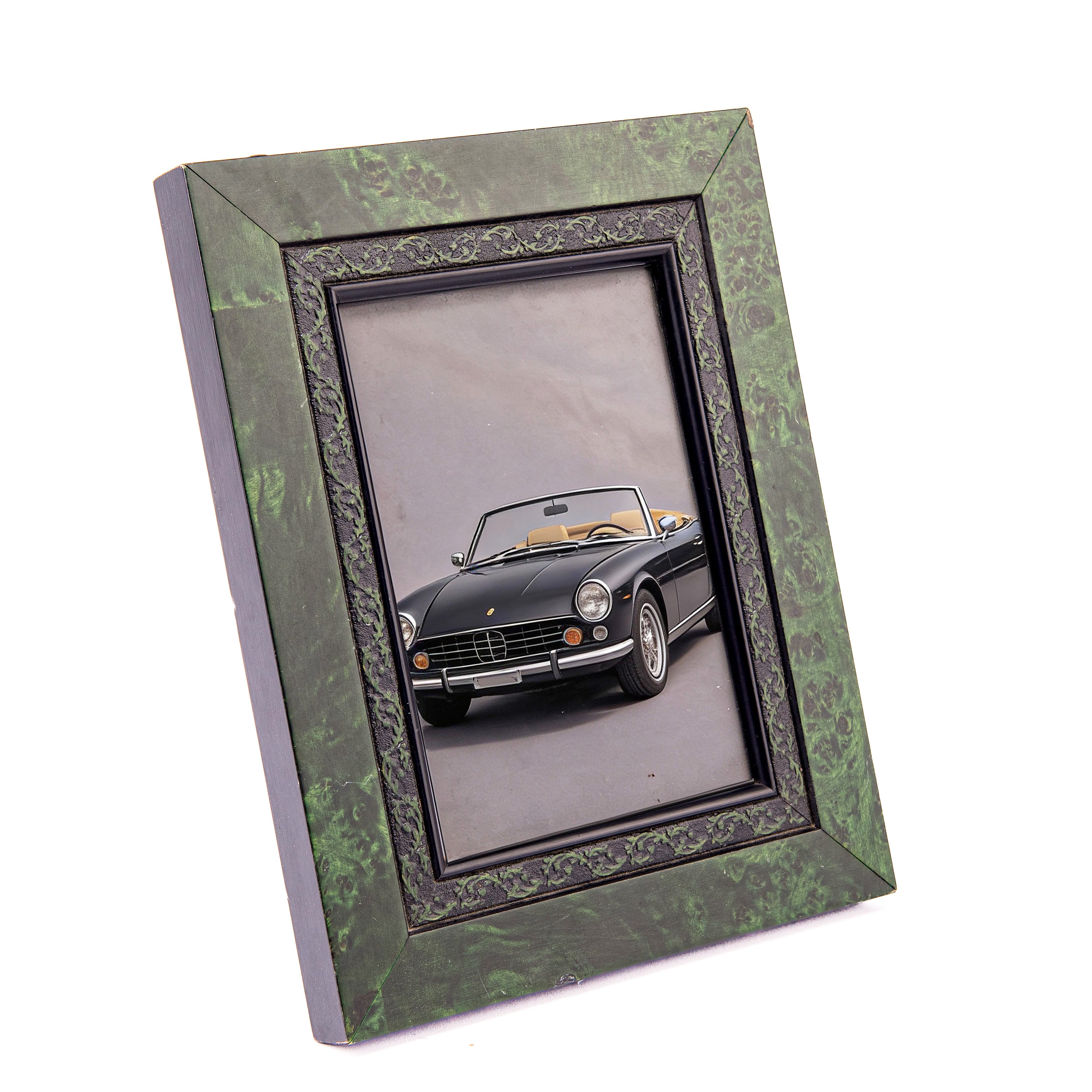 Roma Moulding. Green Wooden Photo Frame. Large Size