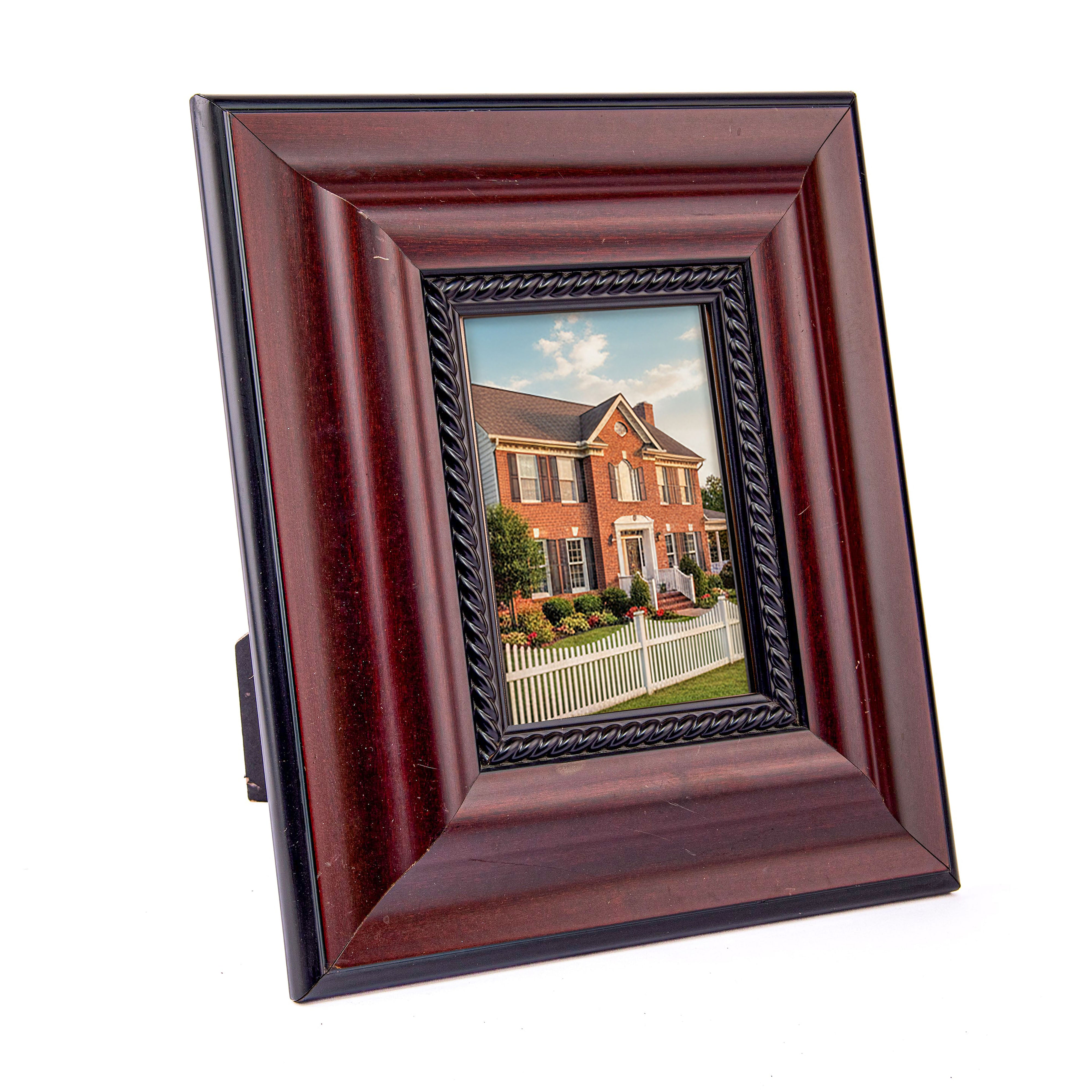 Roma Moulding. Classic Mahogany Wood Photo Frame
