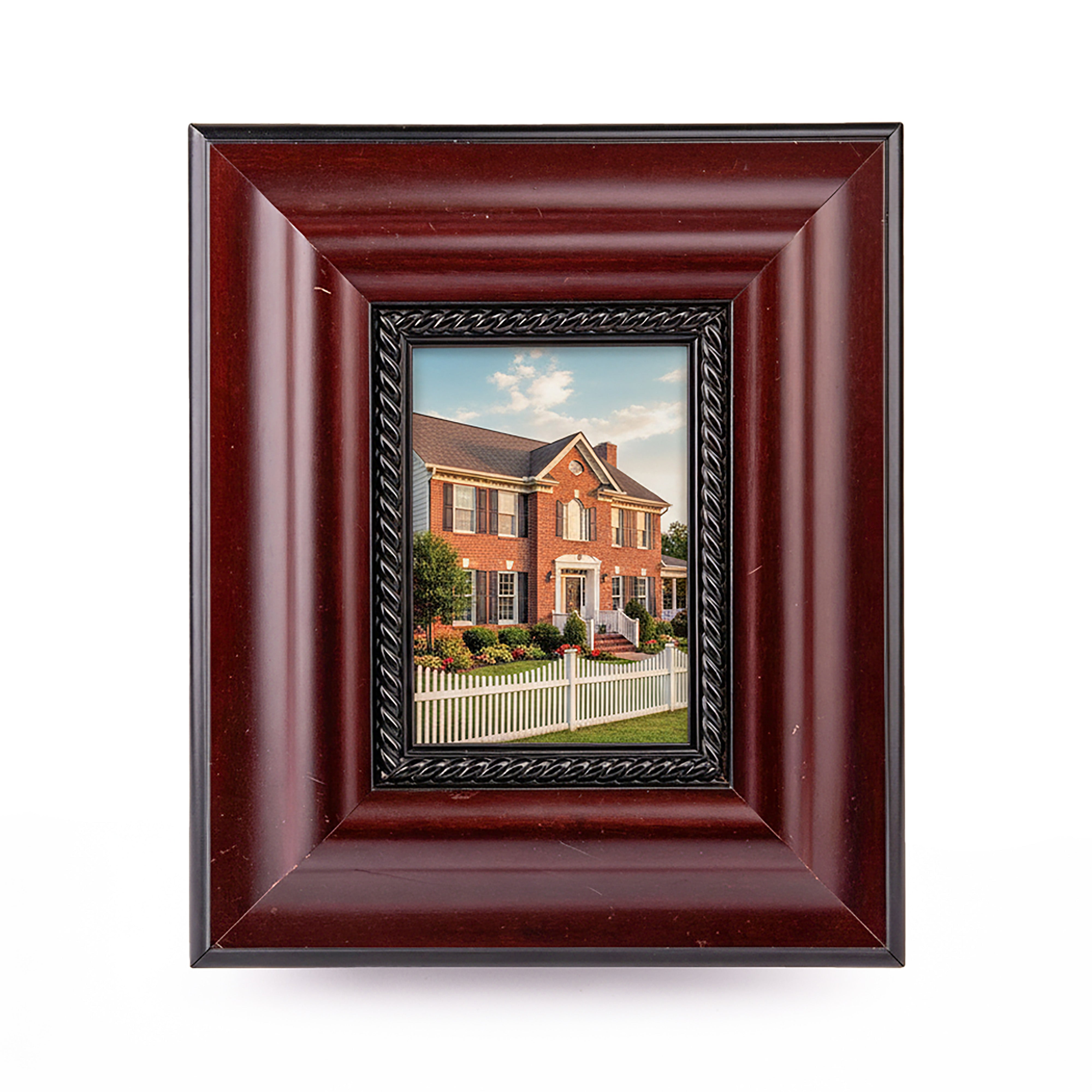 Roma Moulding. Classic Mahogany Wood Photo Frame