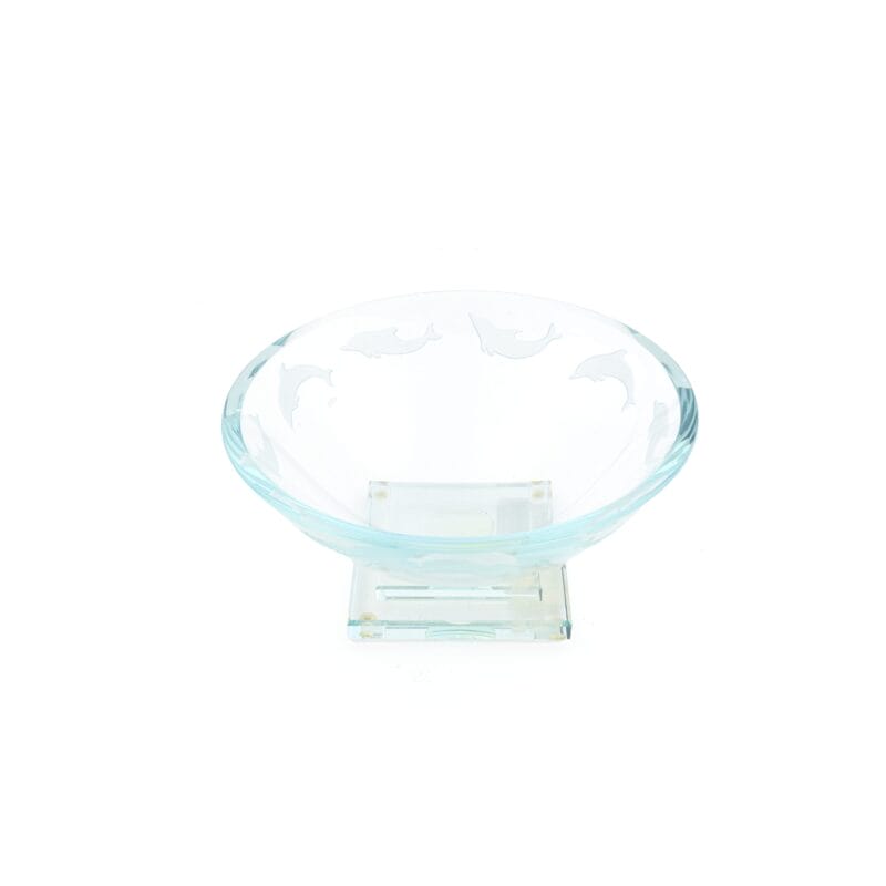 Schlanser Design Studio. Crystal Decorative Plate. Medium Size