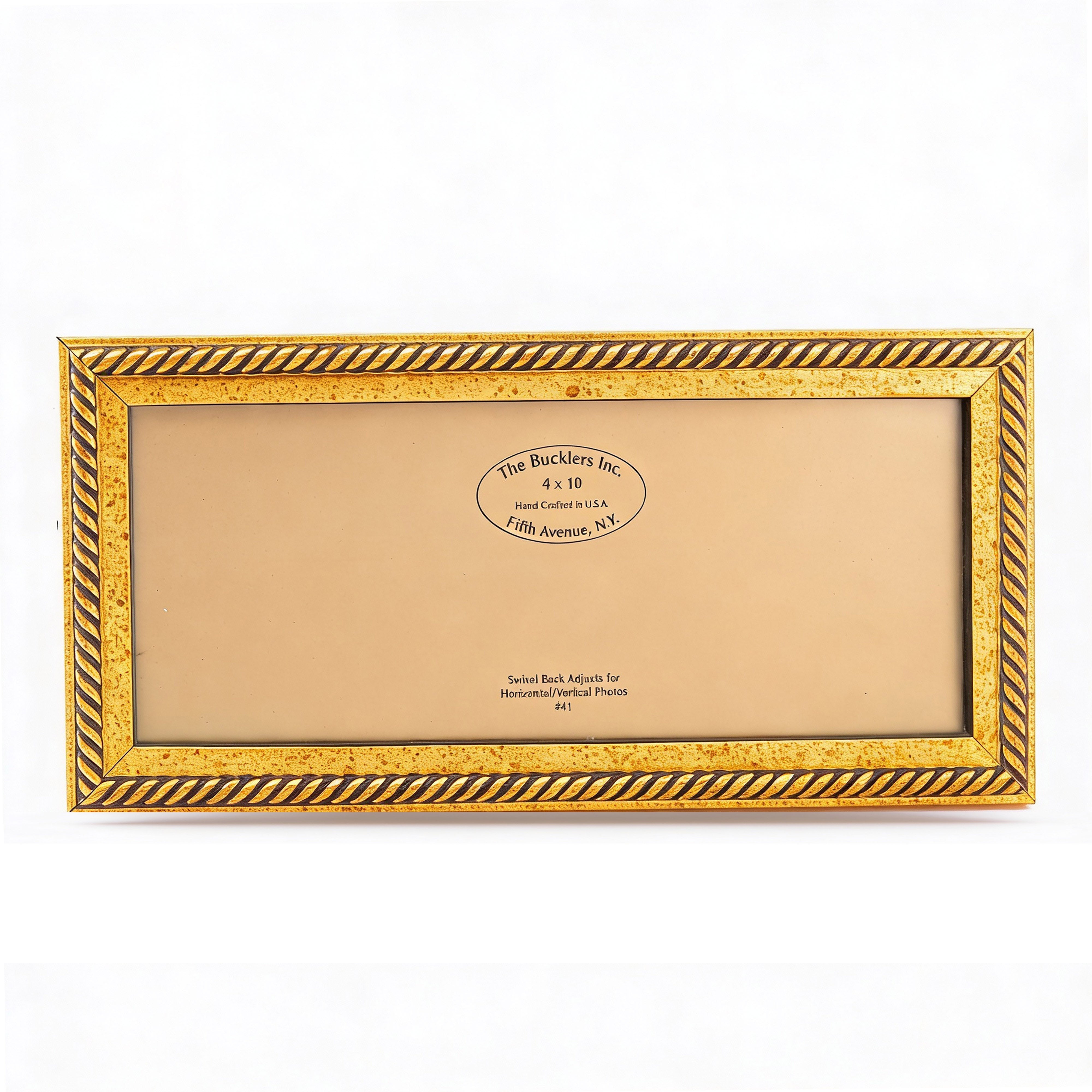 The Bucklers Fifth Avenue. Gold Picture Frame. Medium Size