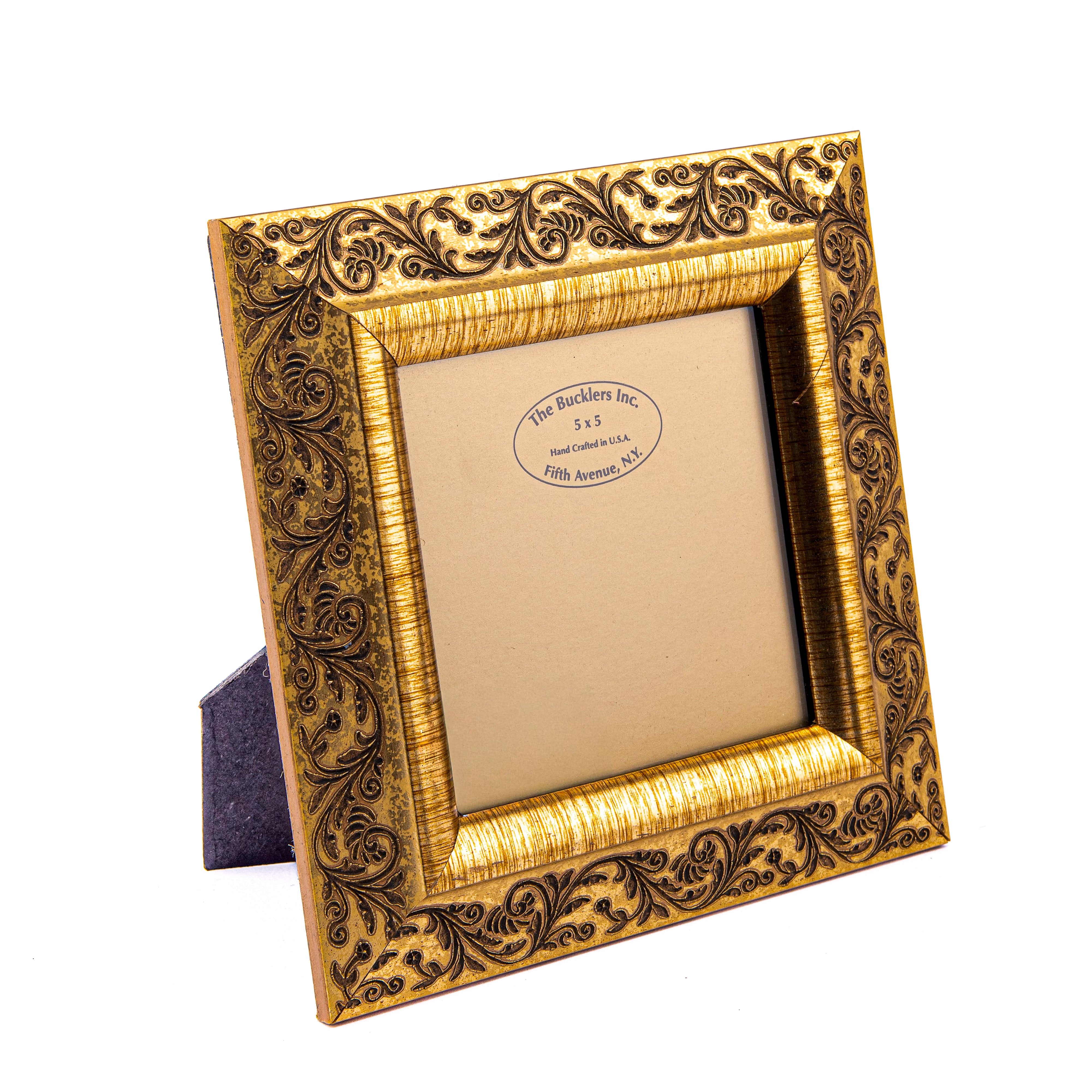 The Bucklers Fifth Avenue. Gold Square Picture Frame. Large Size