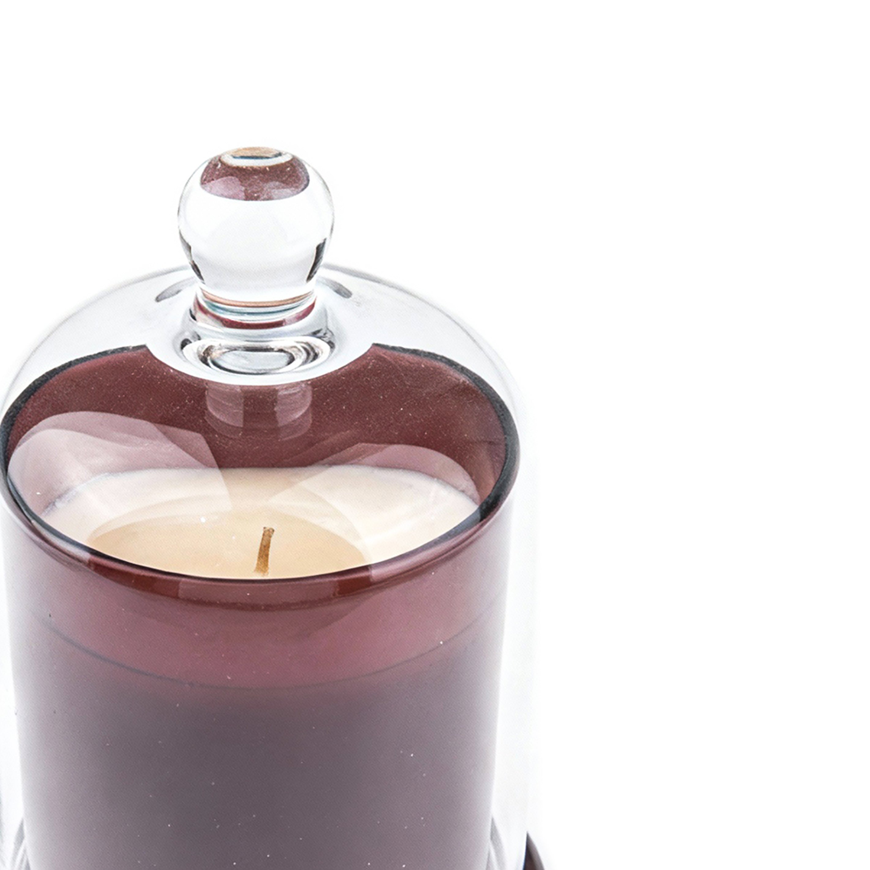 Zodax. Brown Candle Jar with Lid. Small Size