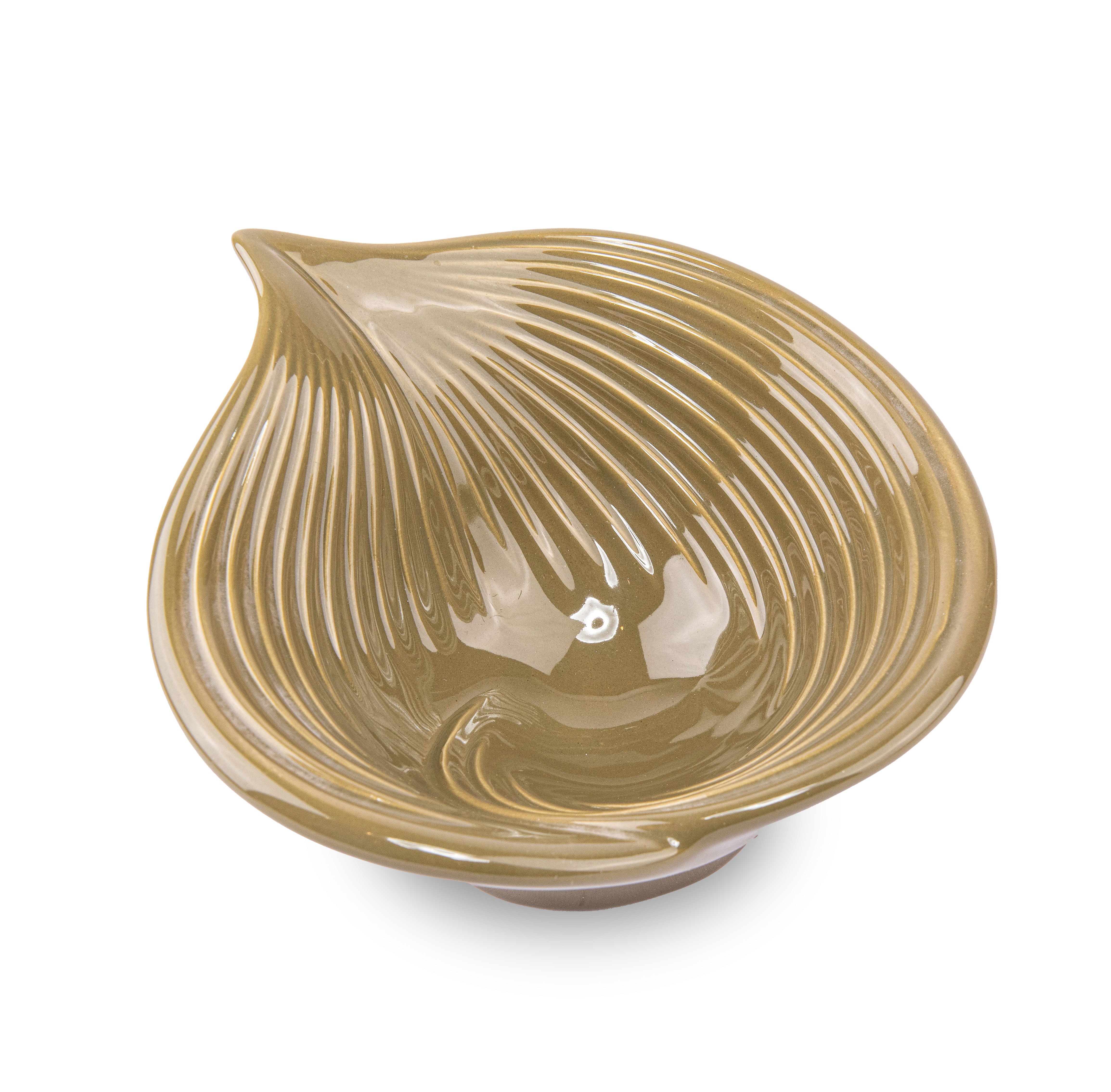 Zodax. Tabletop Leaf Shaped Plate. Medium Size