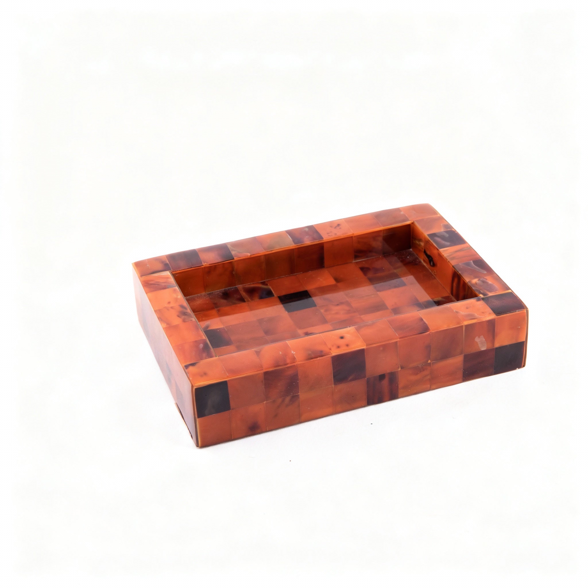 Labrazel. Brown Marble Soap Dish.
