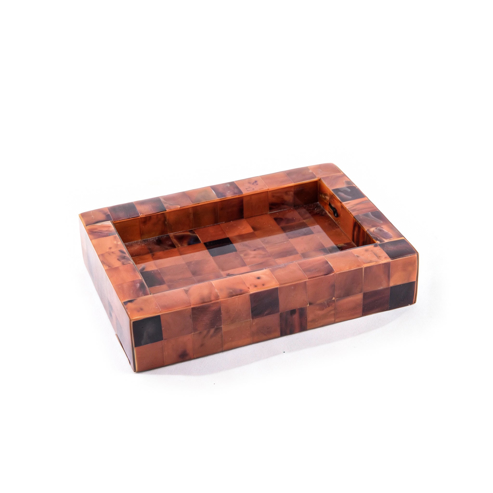 Labrazel. Brown Marble Soap Dish.