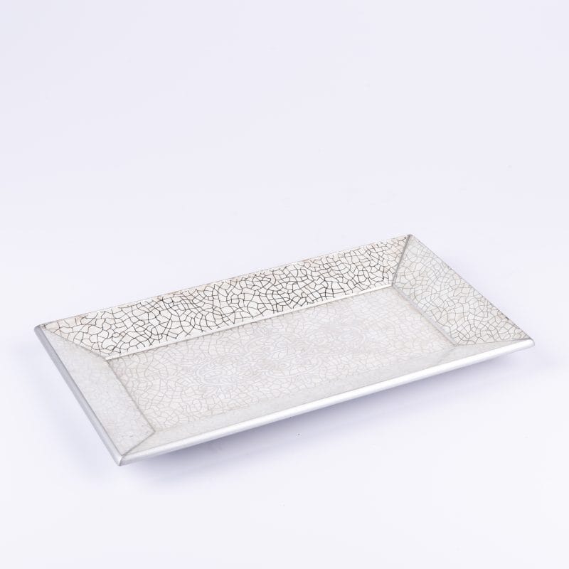 Labrazel. Silver Wooden Tray. Medium Size