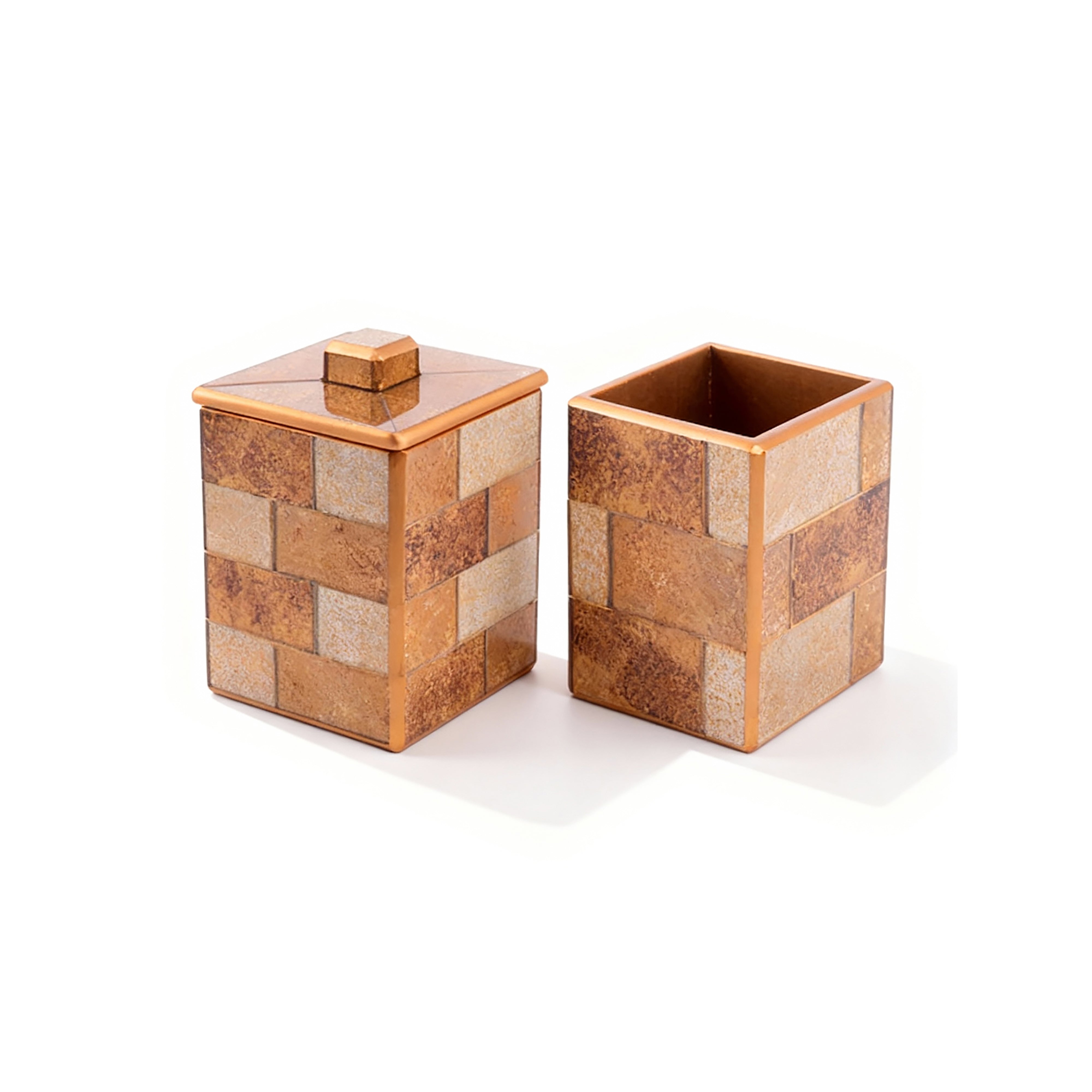 Labrazel. Bronze Bathroom Accessories Set.