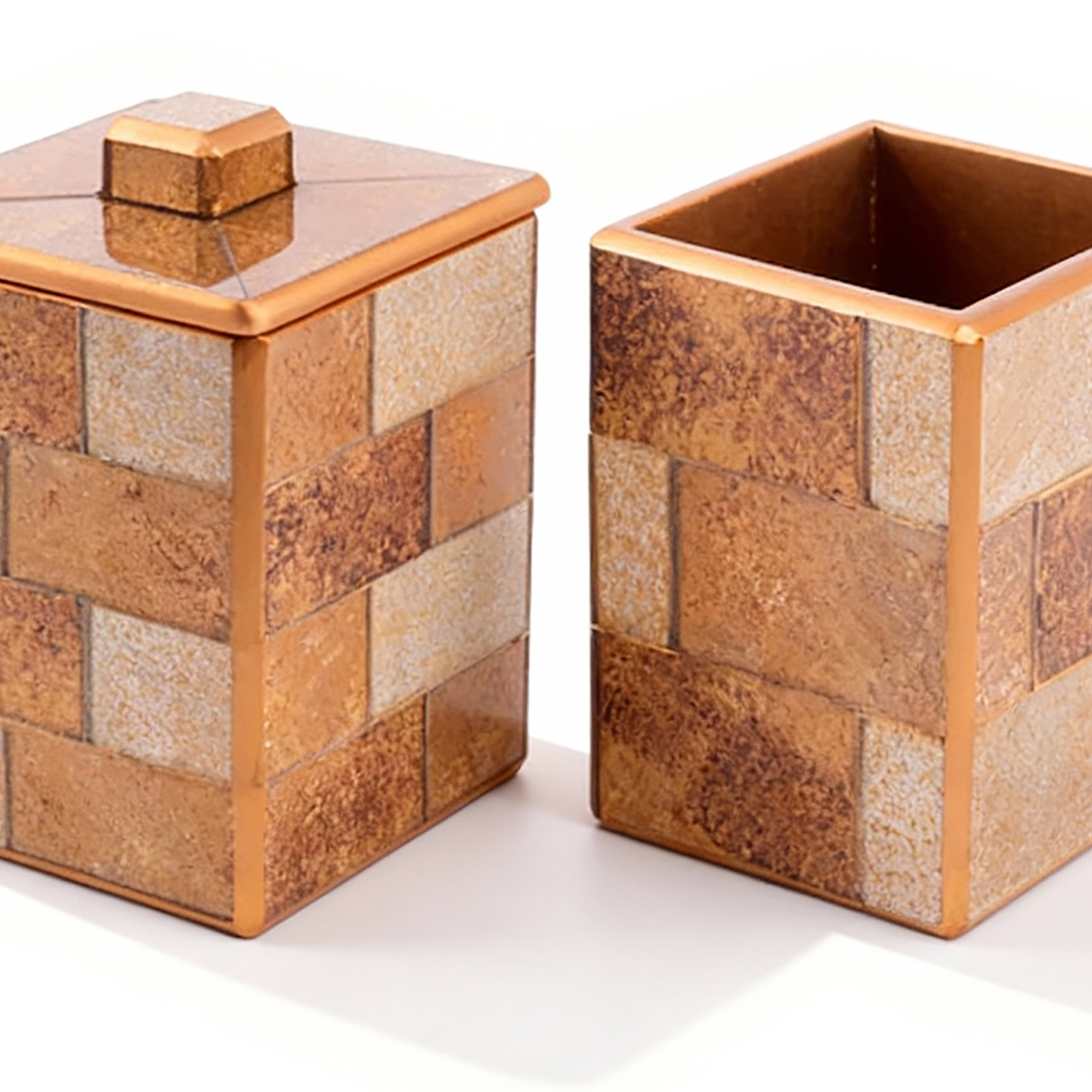 Labrazel. Bronze Bathroom Accessories Set.