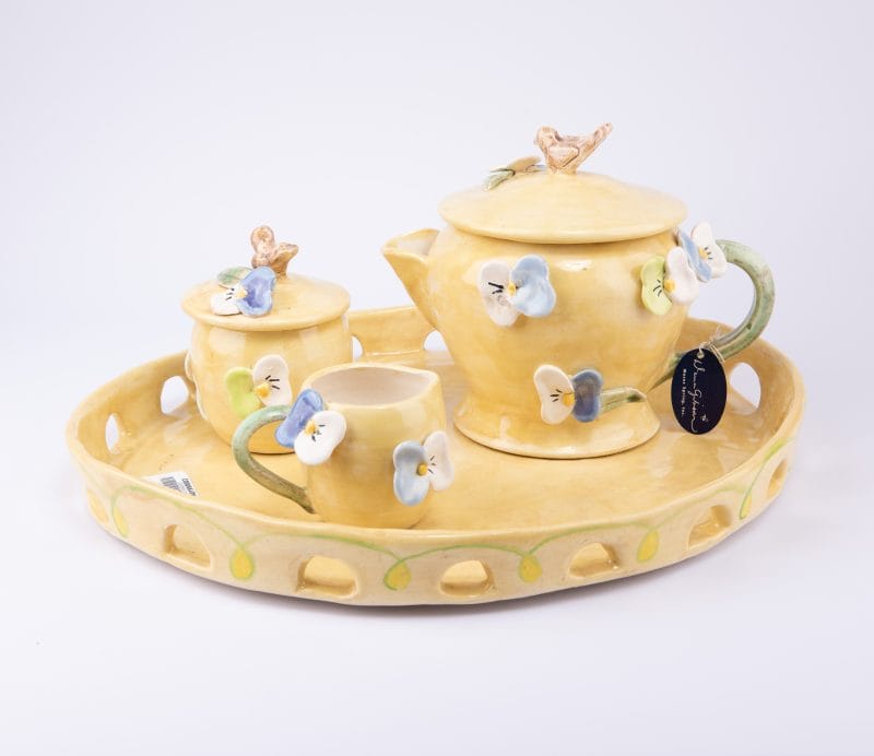 Moses Spring.Inc. Porcelain Tea Set. Large Size