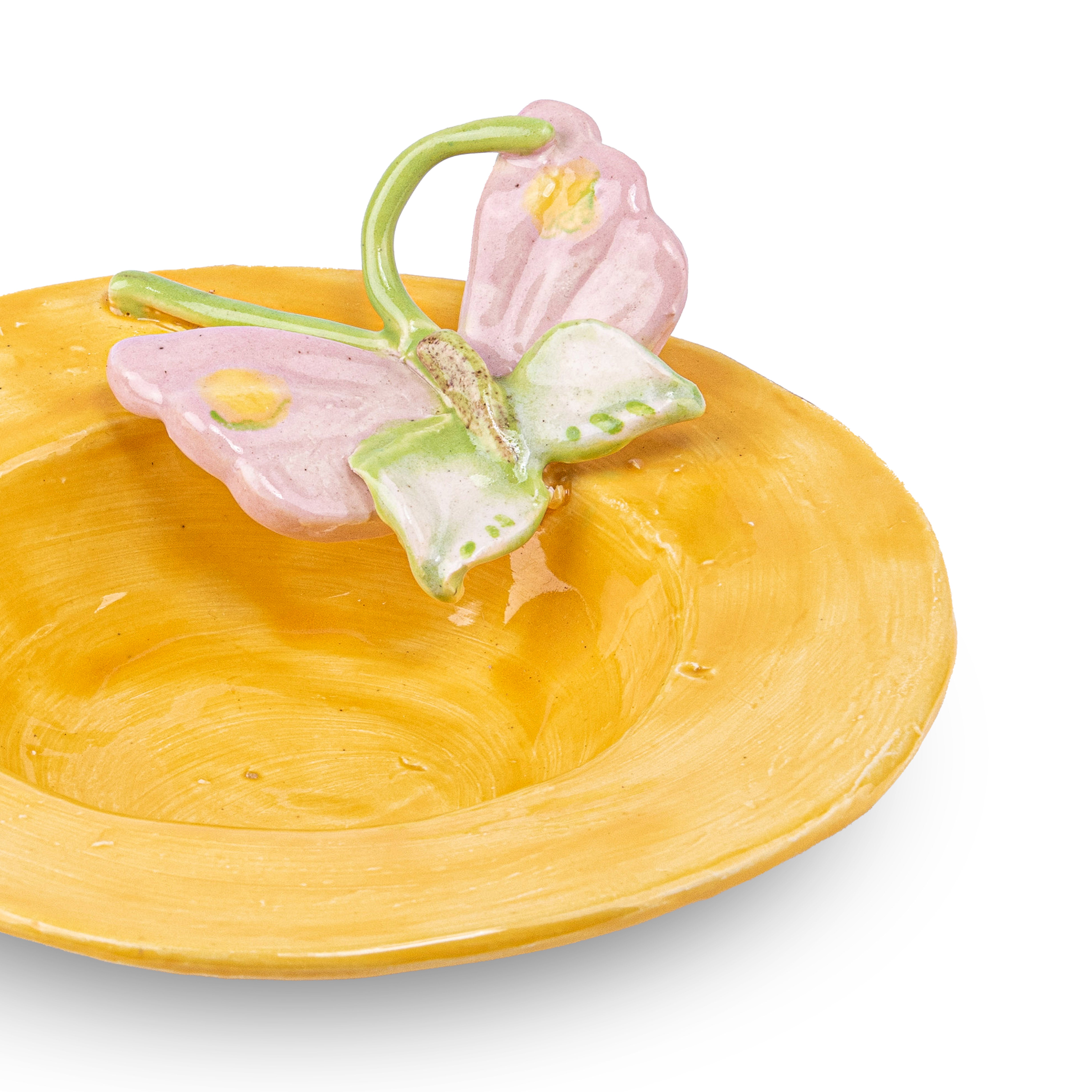 Moses Spring Inc. Handmade Porcelain Decorative Plate. Small Size