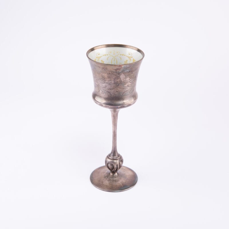 Vetrerie Di Empoli. Antique Metal & Crystal Glass. Medium Size