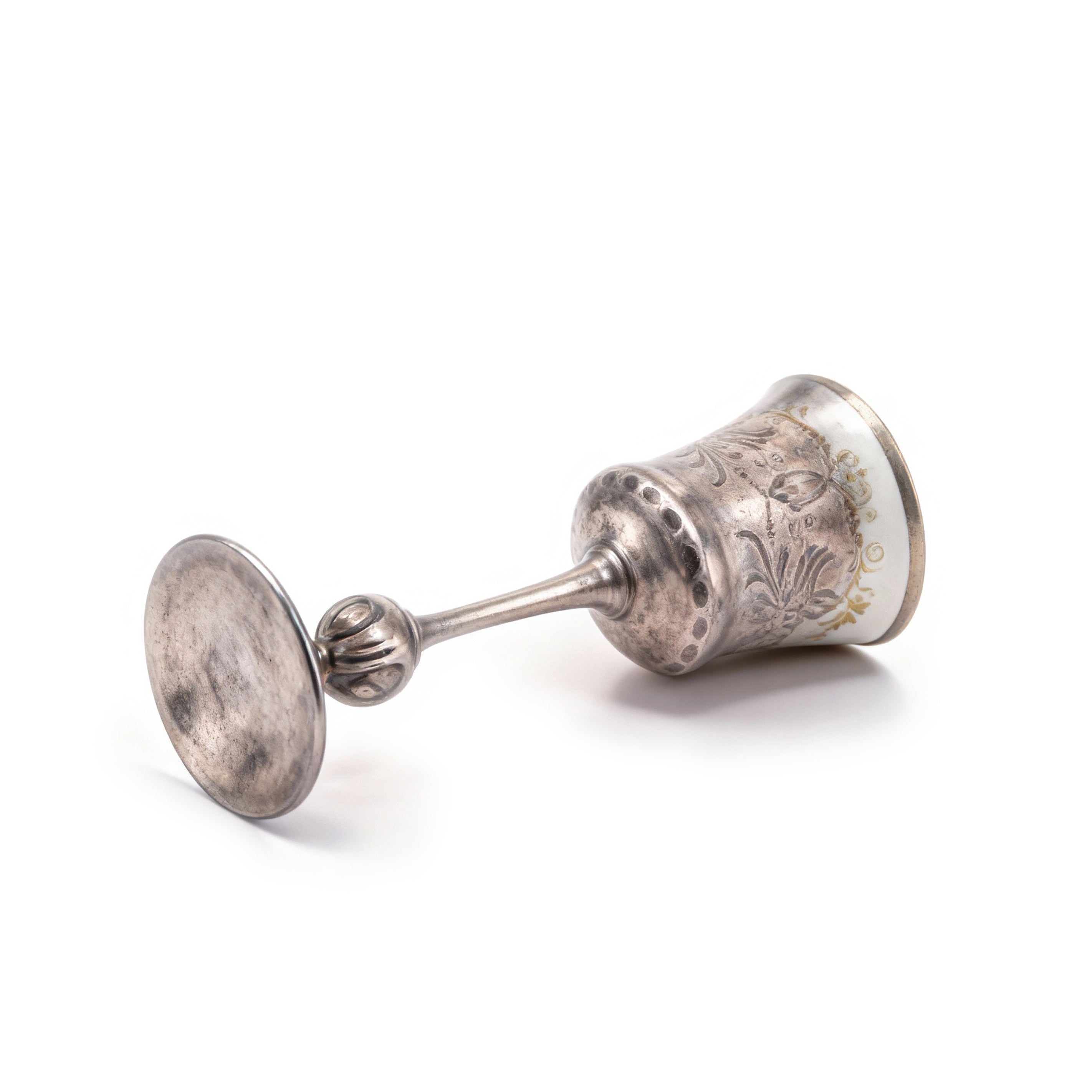 Vetrerie Di Empoli. Antique Metal & Crystal Glass. Medium Size