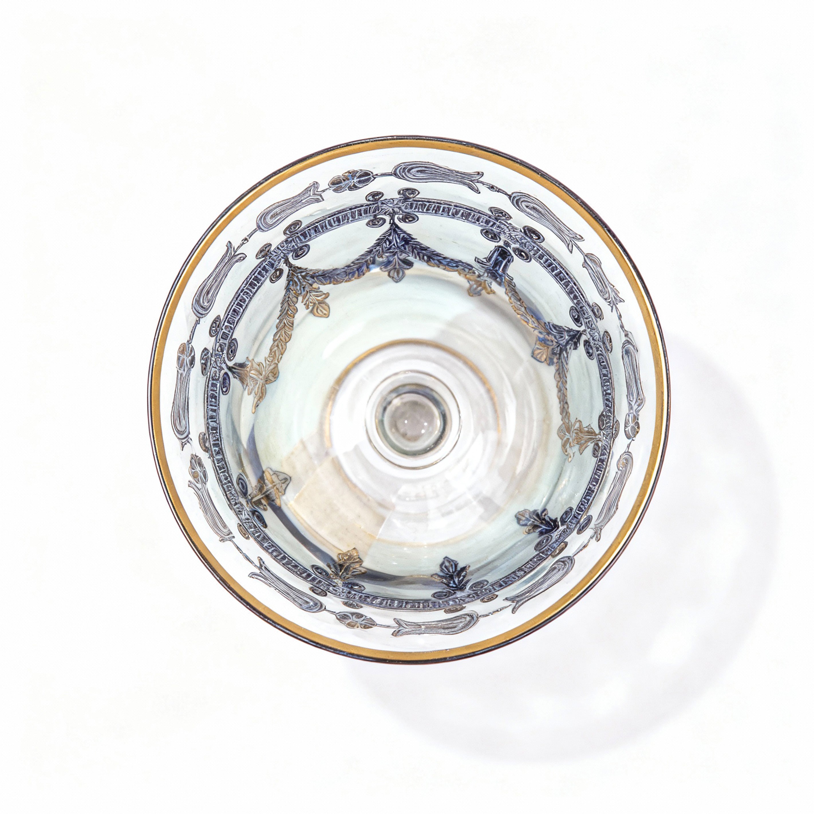 Vetrerie Di Empoli. Bronze Crystal Glass. Medium Size