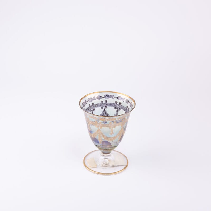 Vetrerie Di Empoli. Bronze Crystal Glass. Medium Size
