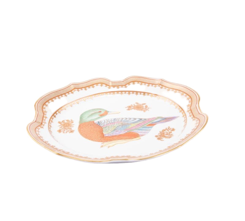Mottahedeh. Duck Decorative Plate. Large Size