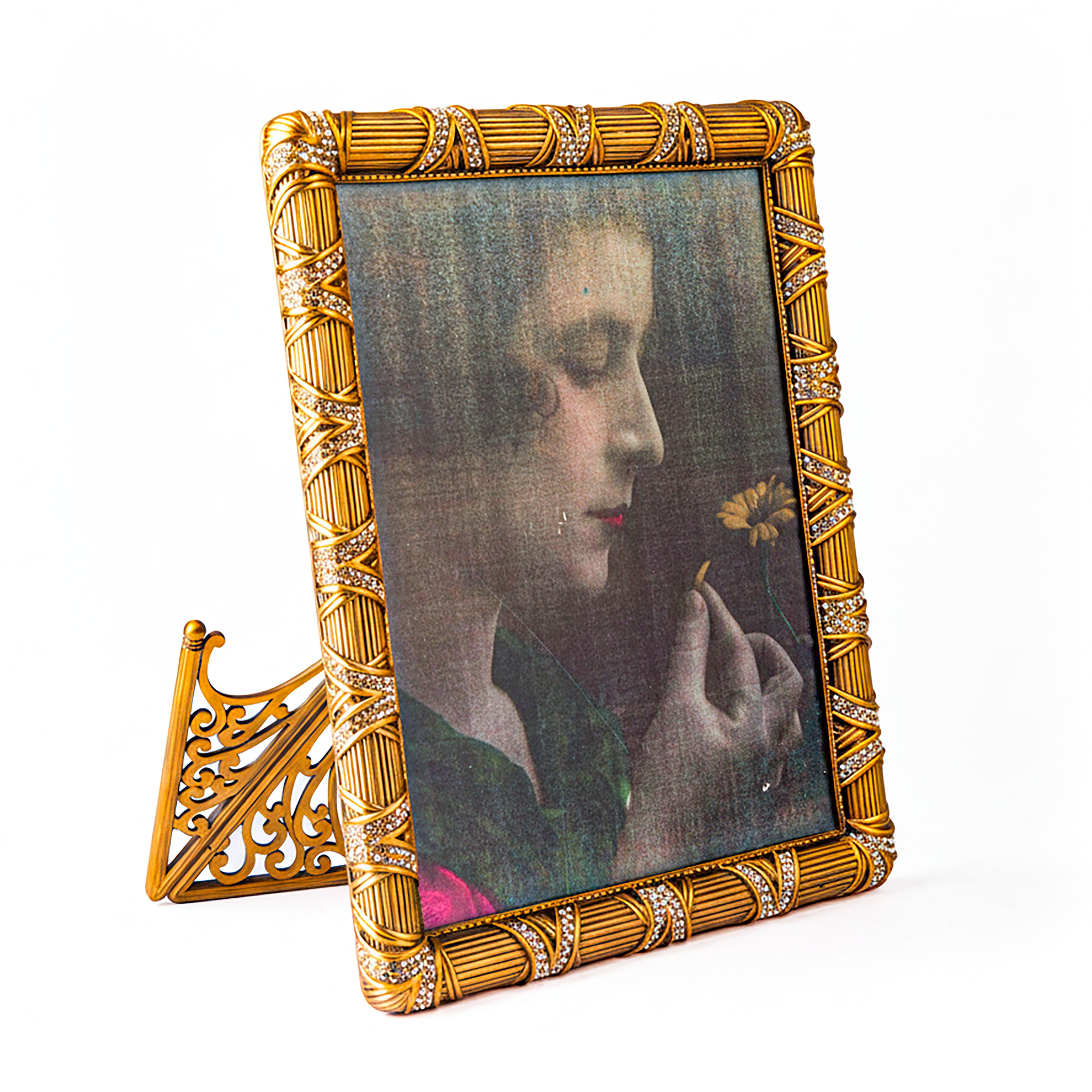 Edgar Berebi. Limited Edition Photo Frame Studded with Swarovski. Medium Size