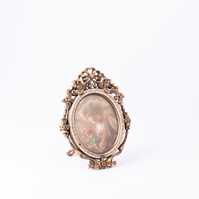 Edgar Berebi. Oval Bronze Picture Frame