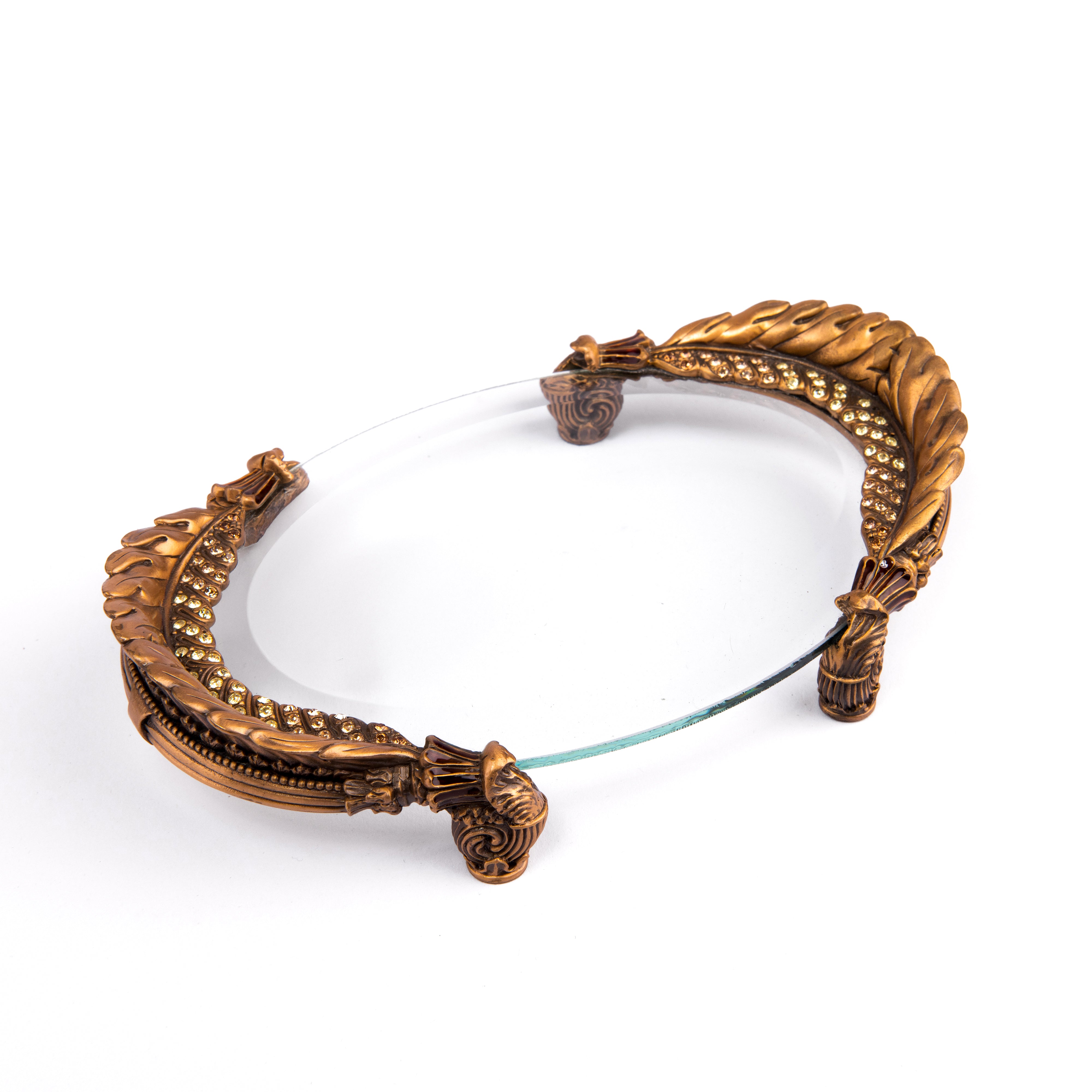 Edgar Berebi. Maxine Vanity Tray Studded with Swarovski