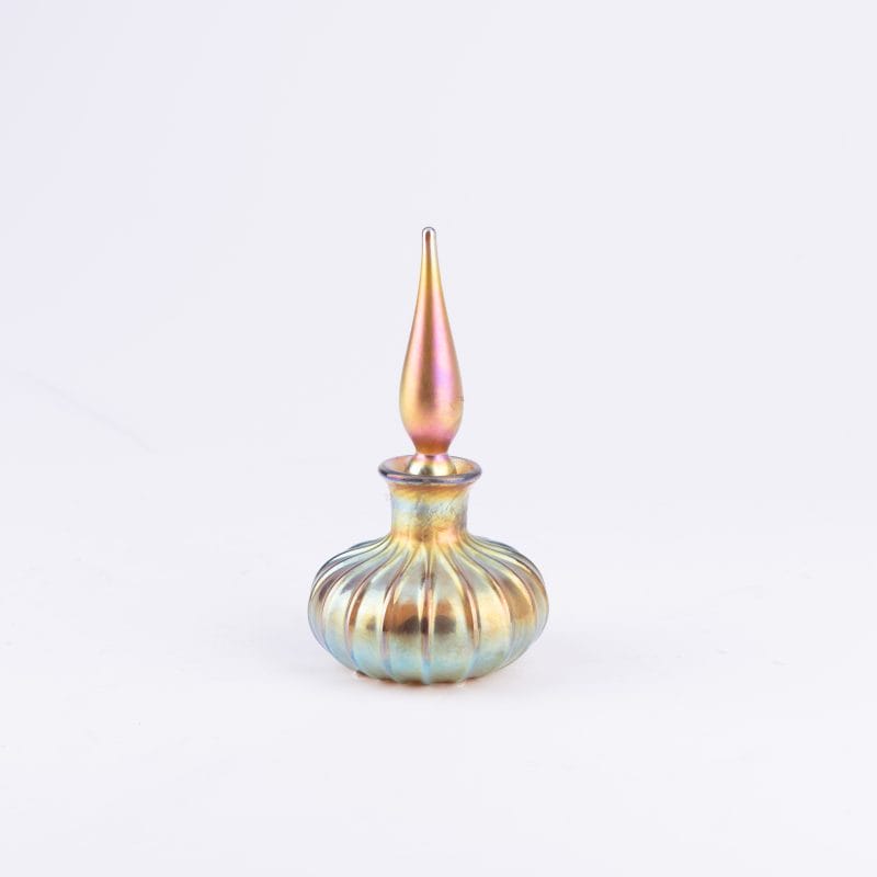 Lundberg Studios. Gold Glass Perfume Bottle. 65 ML