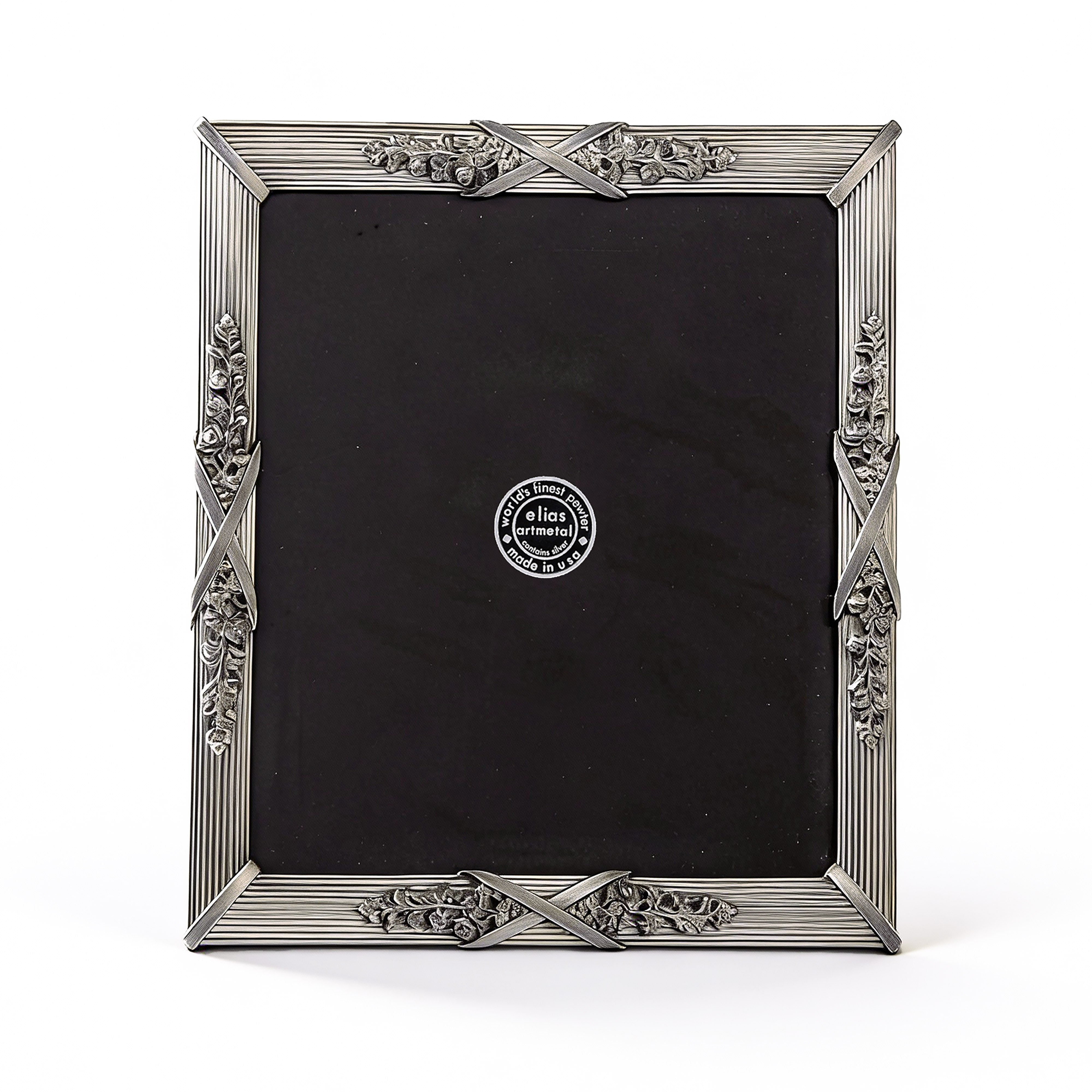 Elias Artmetal. Square Louis XVI Picture Frame. Silver Colour