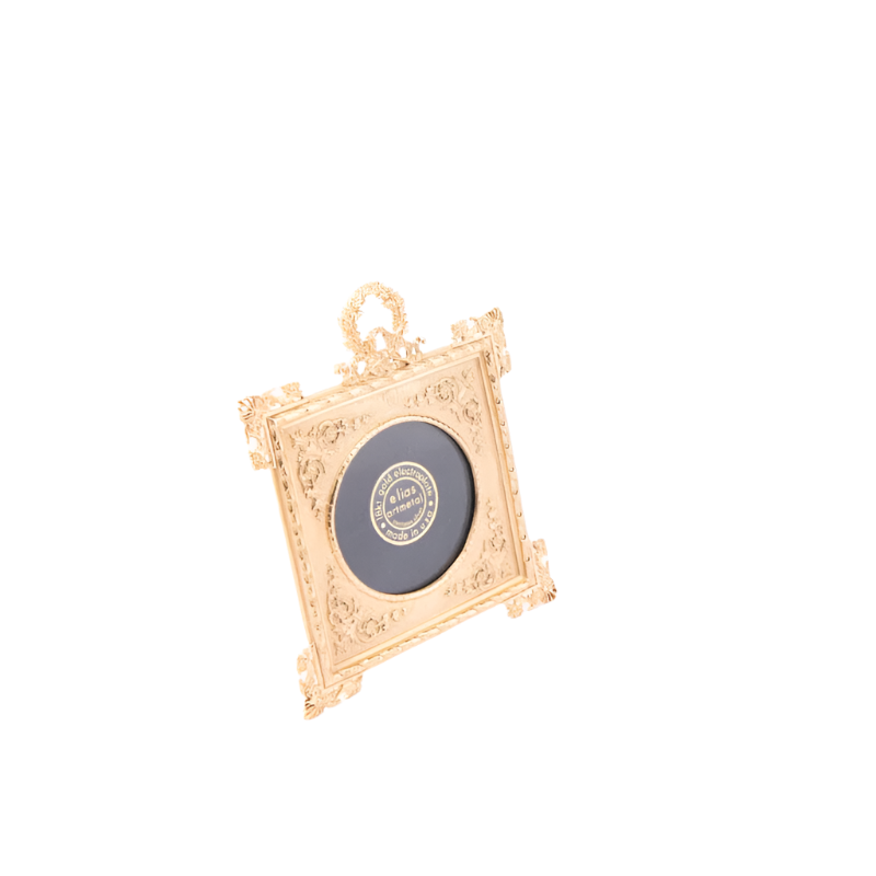 Elias Artmetal. Gilded Square Picture Frame. Medium Size