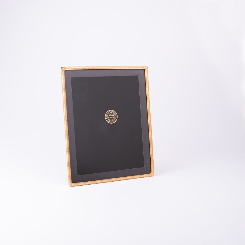 Elias Artmetal. Gilded Herringbone Picture Frame. Large Size