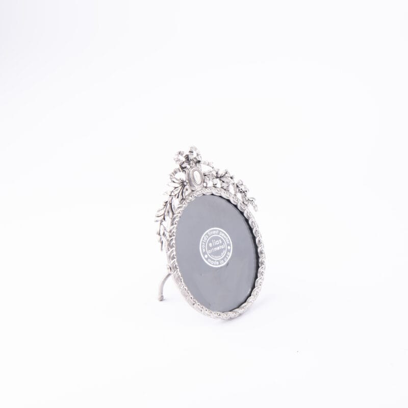 Elias Artmetal. Silver Swag Oval Picture Frame
