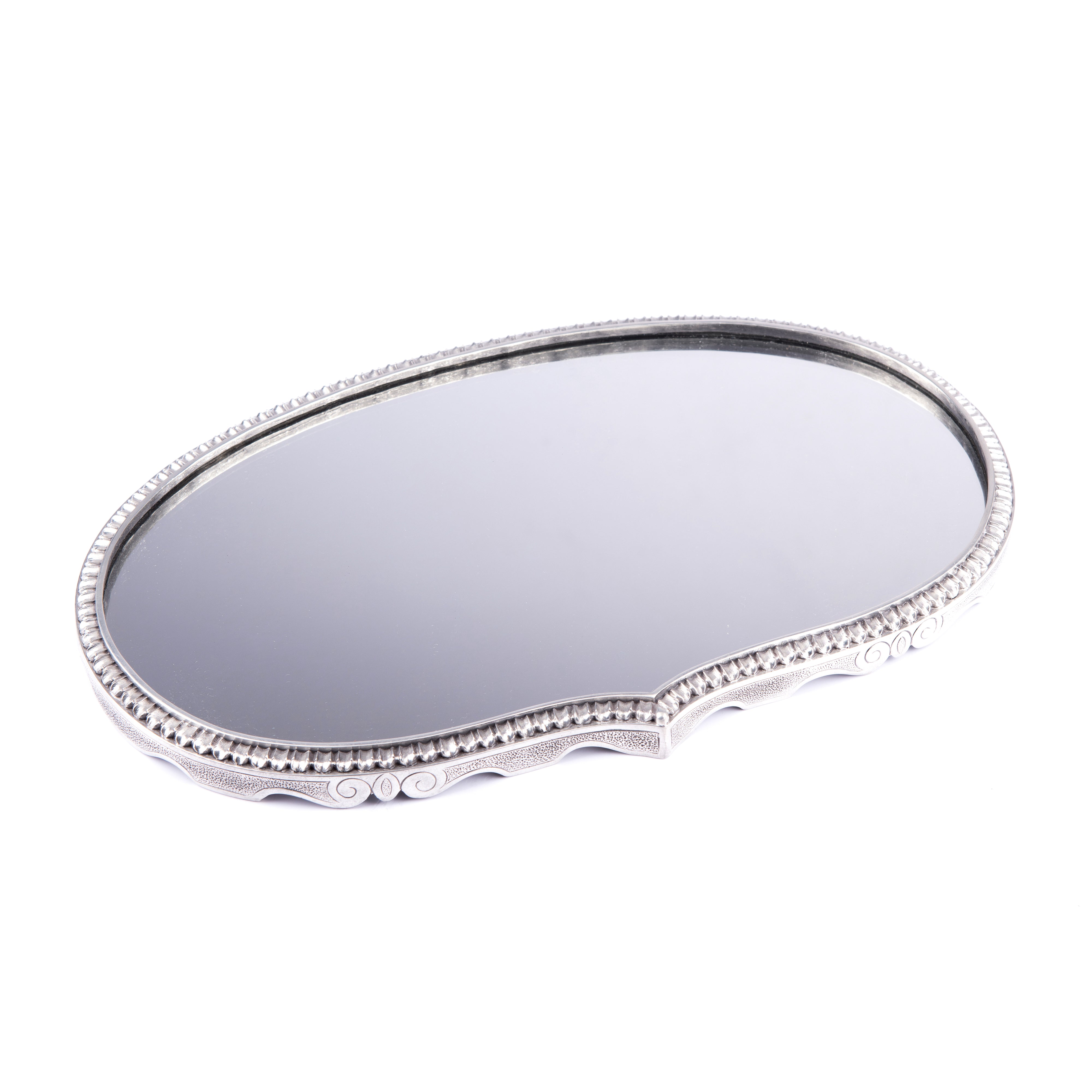 Elias Artmetal. Neoclassical Mirror Tray